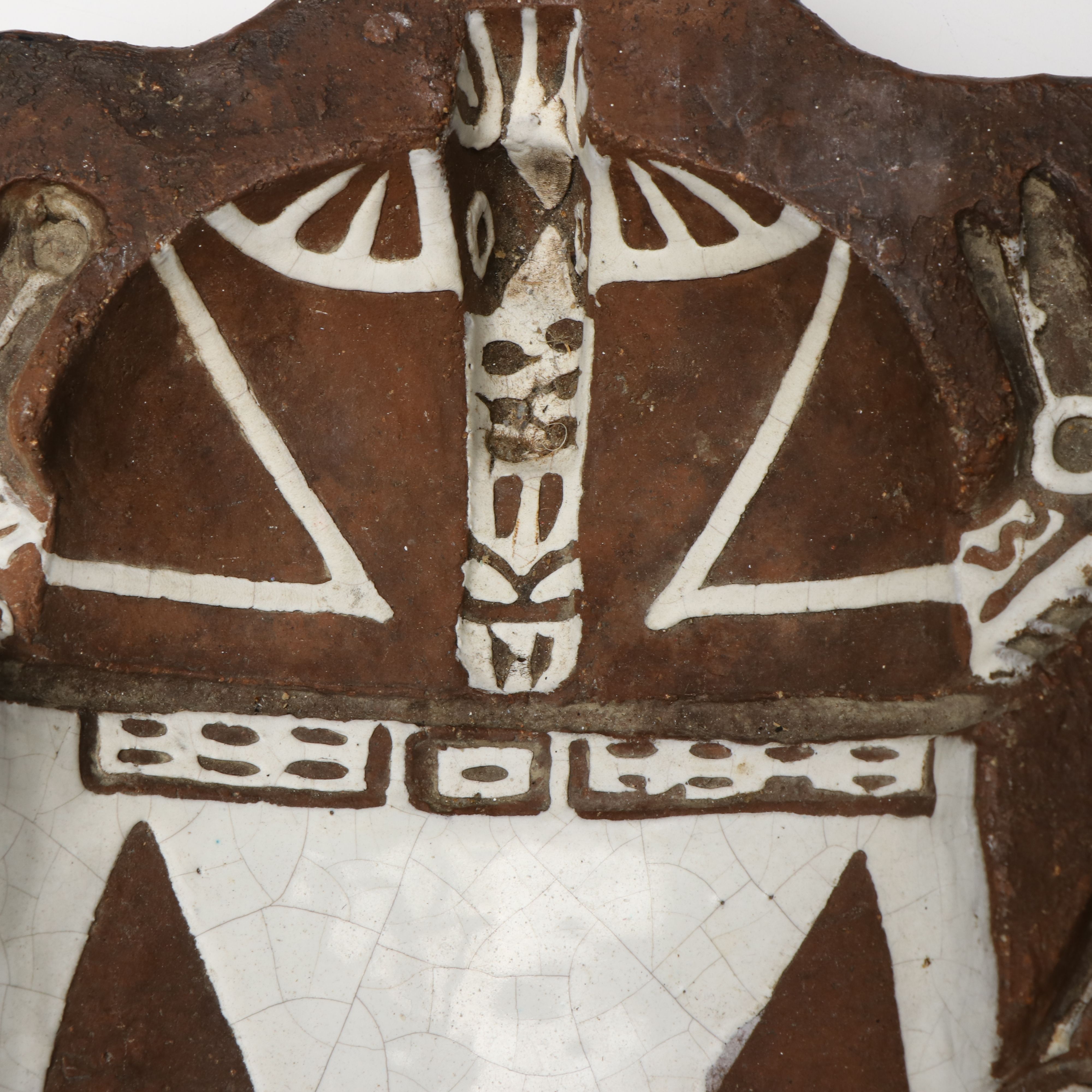 Urbano Zaccagnini Ceramic Tribal Mask Bowl