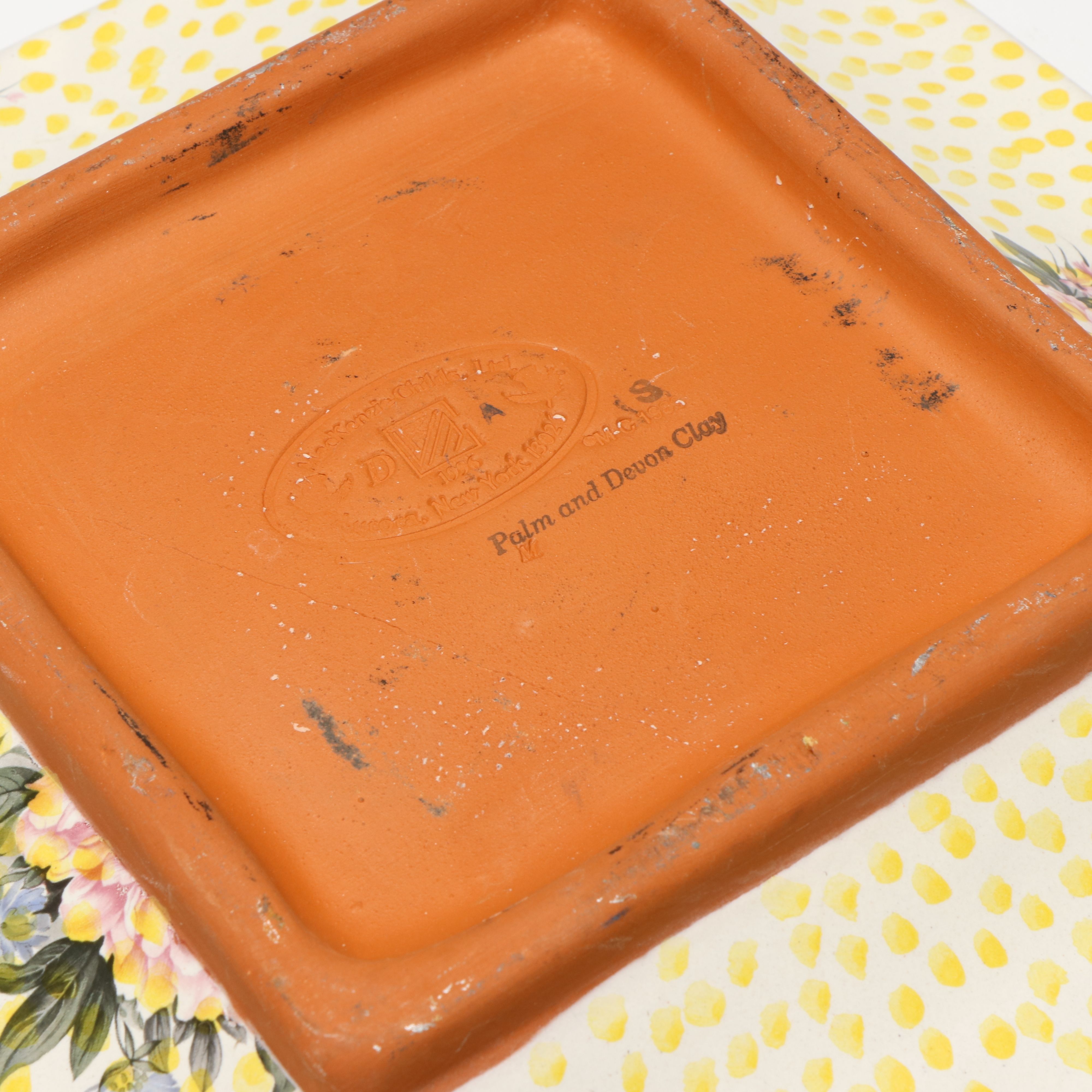 MacKenzie-Childs "Torquay" Square Ceramic Plates