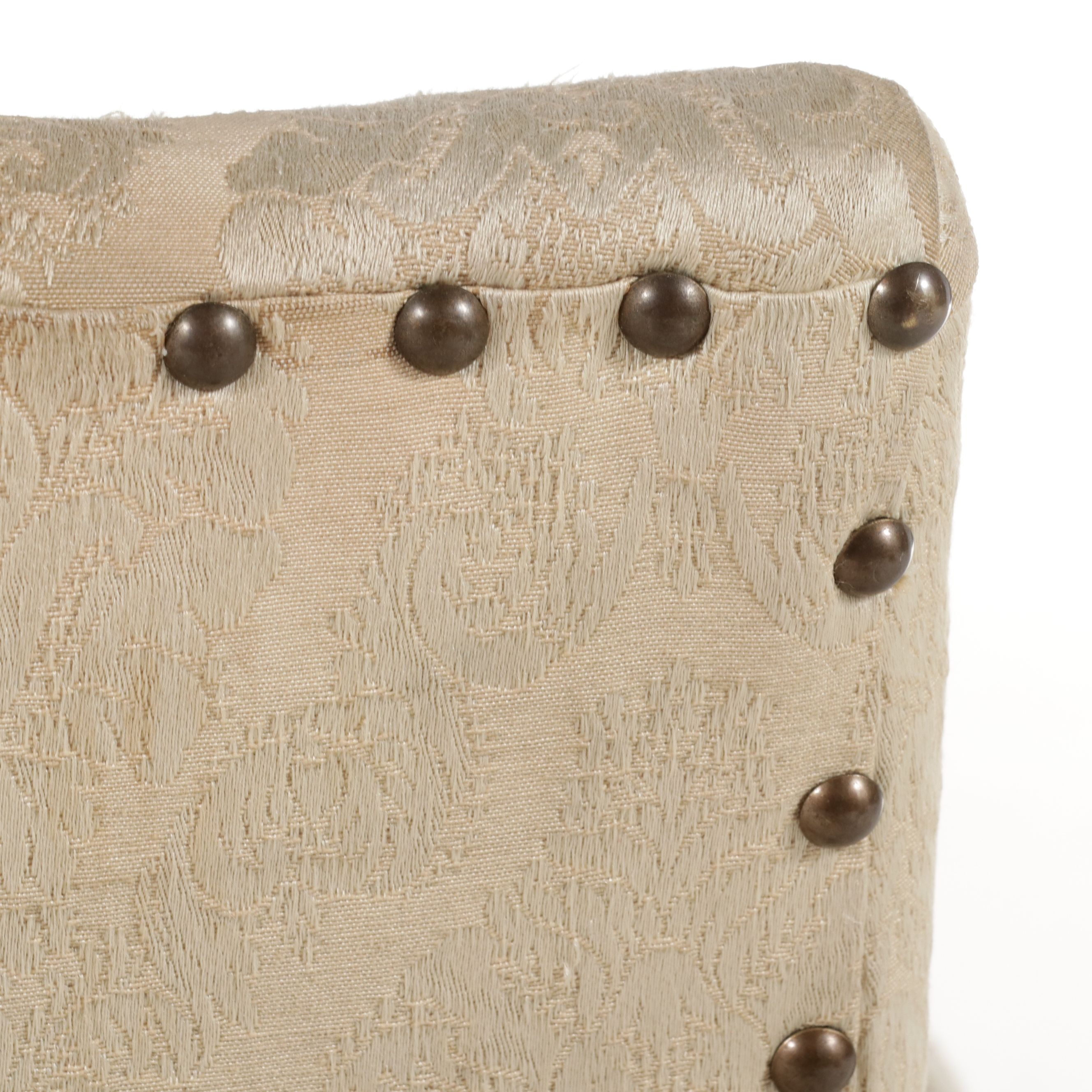 Centennial Chippendale Style Upholstered Armchair with Nailhead Trim