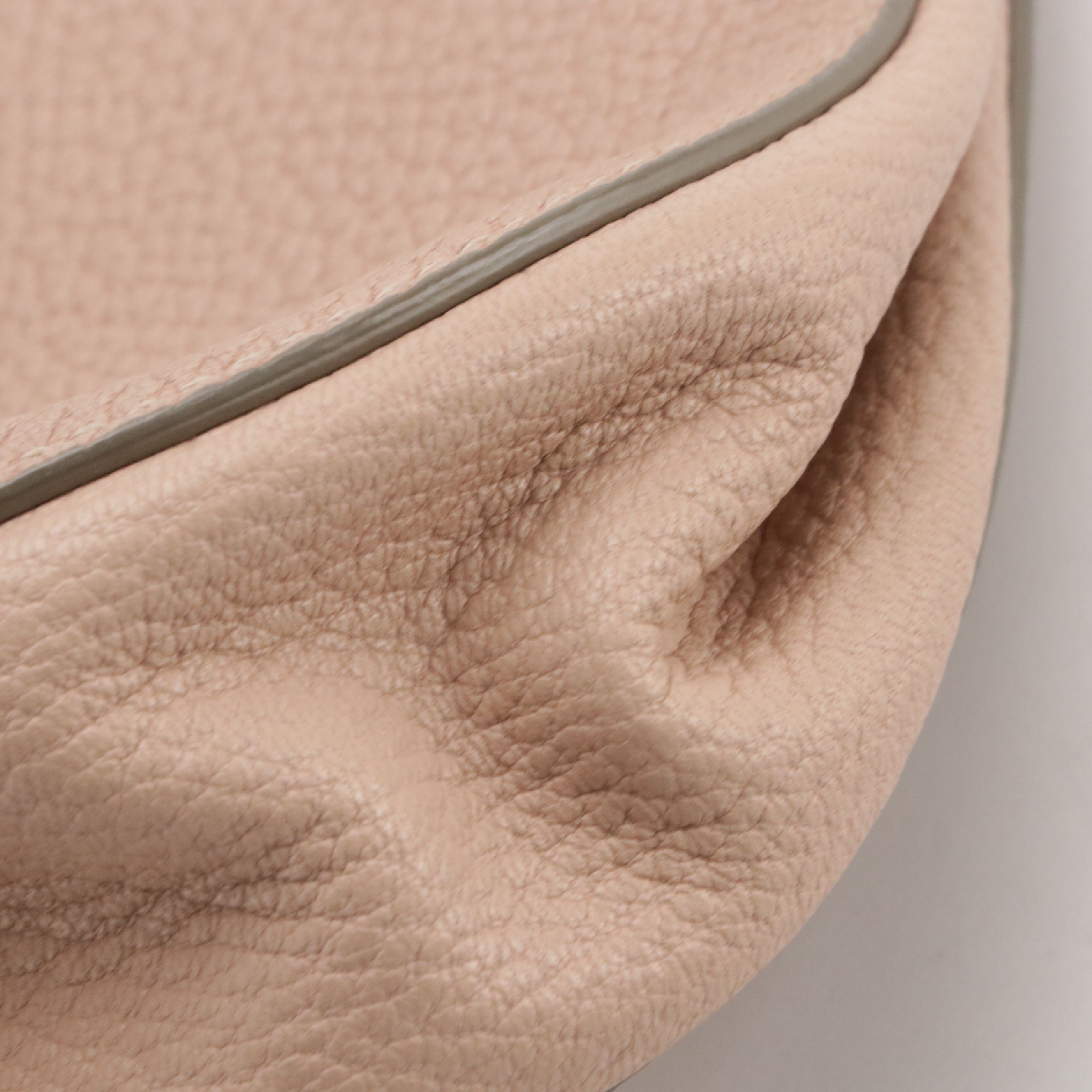Chloé Mini Drew Chain Crossbody Bag in Blush Pink Goatskin Leather