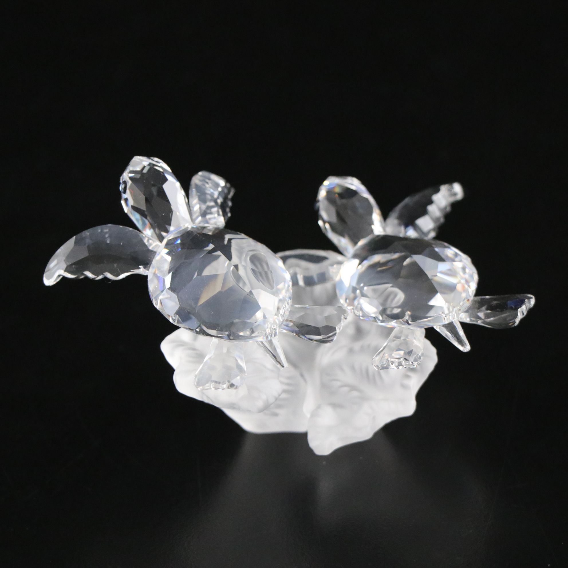 Swarovski Dolphine and Sea Turtle Crystal Figurines | EBTH