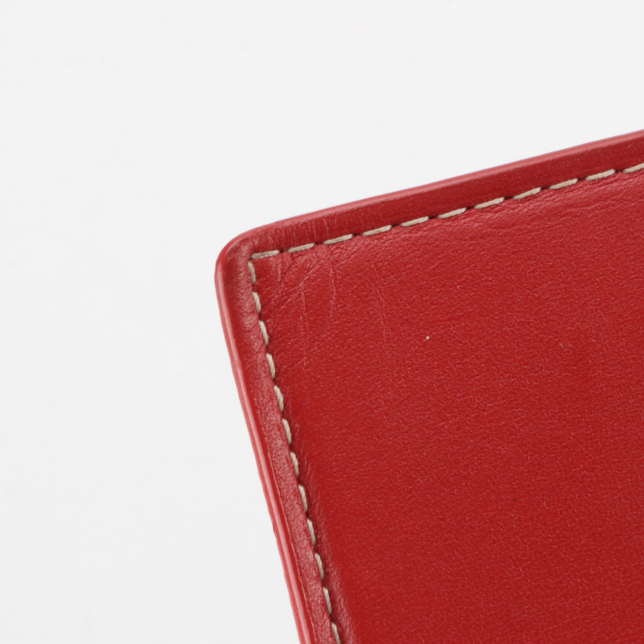 Goyard Richelieu Flap Wallet in Red Goyardine Canvas