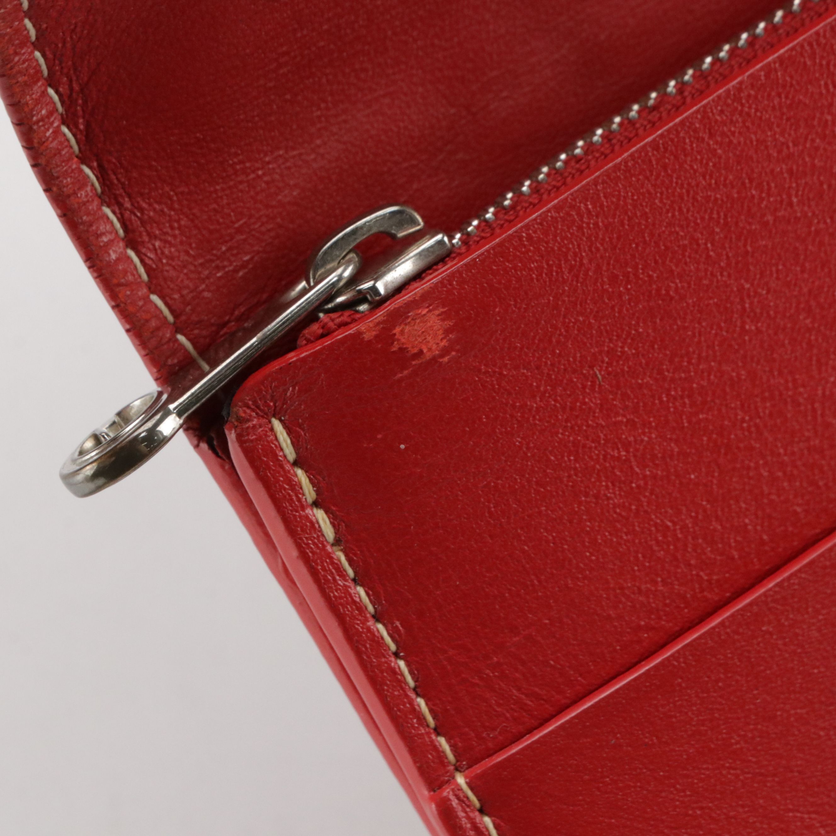 Goyard Richelieu Flap Wallet in Red Goyardine Canvas