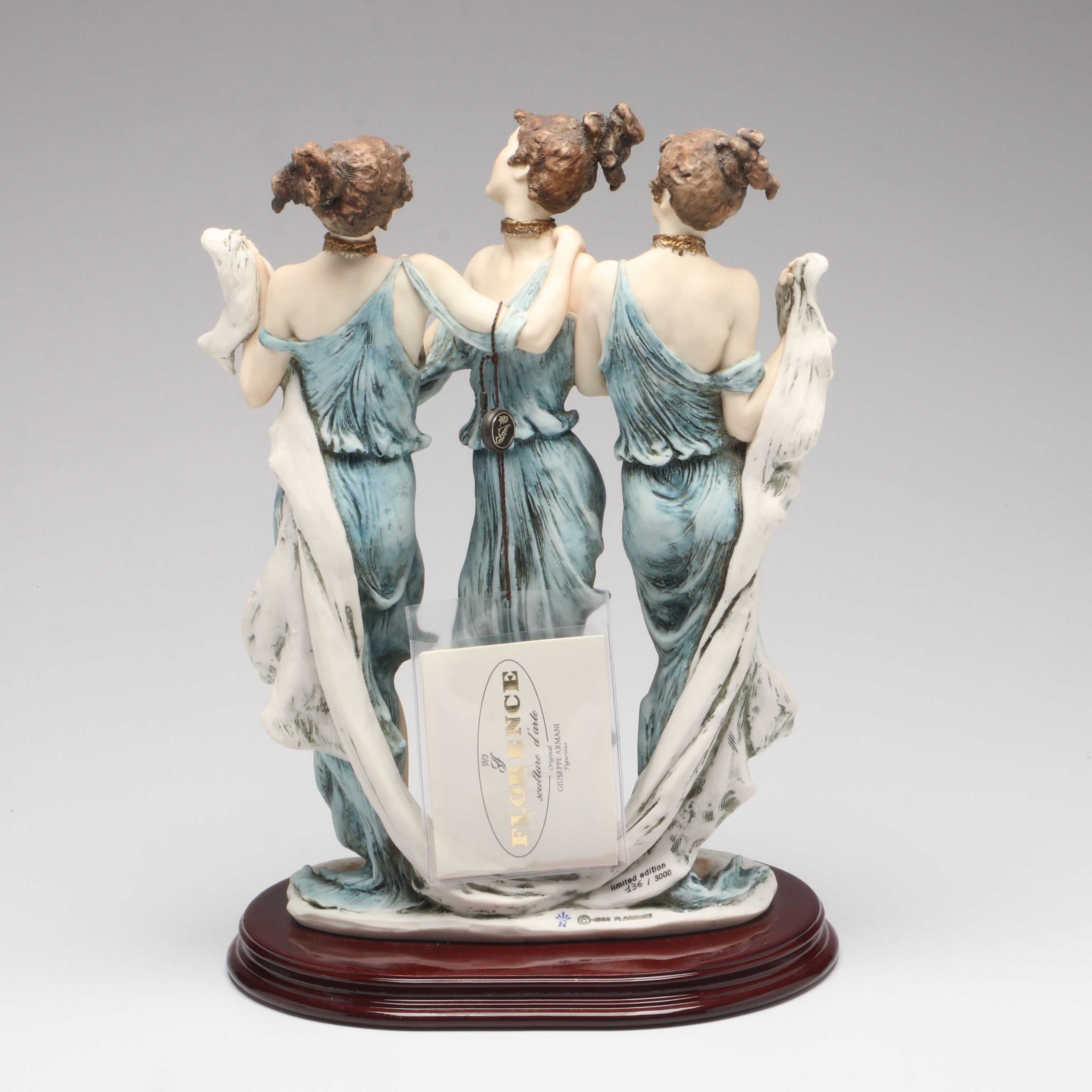 Giuseppe Armani Limited Edition "The Three Graces" Porcelain Figure