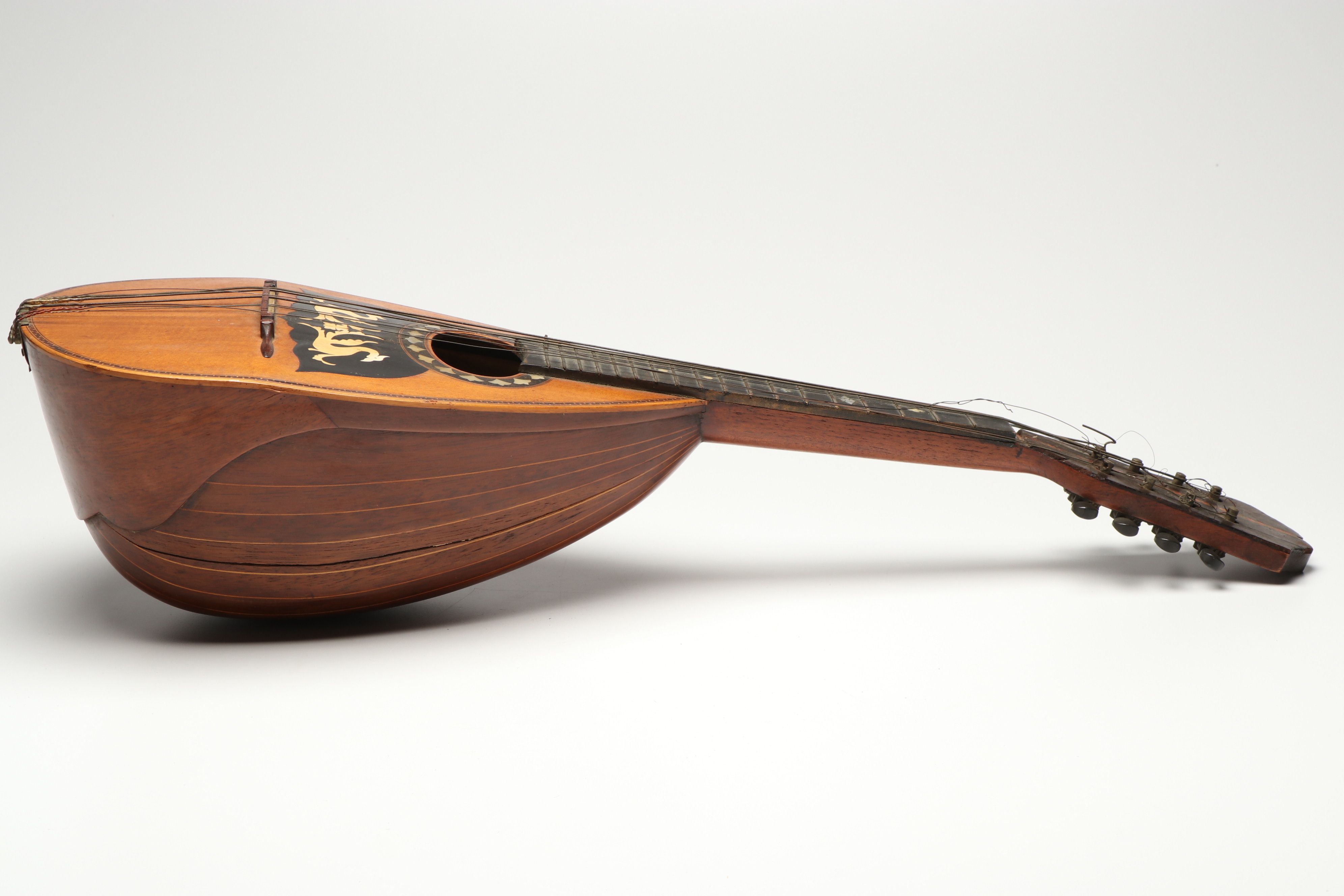 Breyer Hermanos Wood Mandolin with Mother-Of-Pearl Inlays