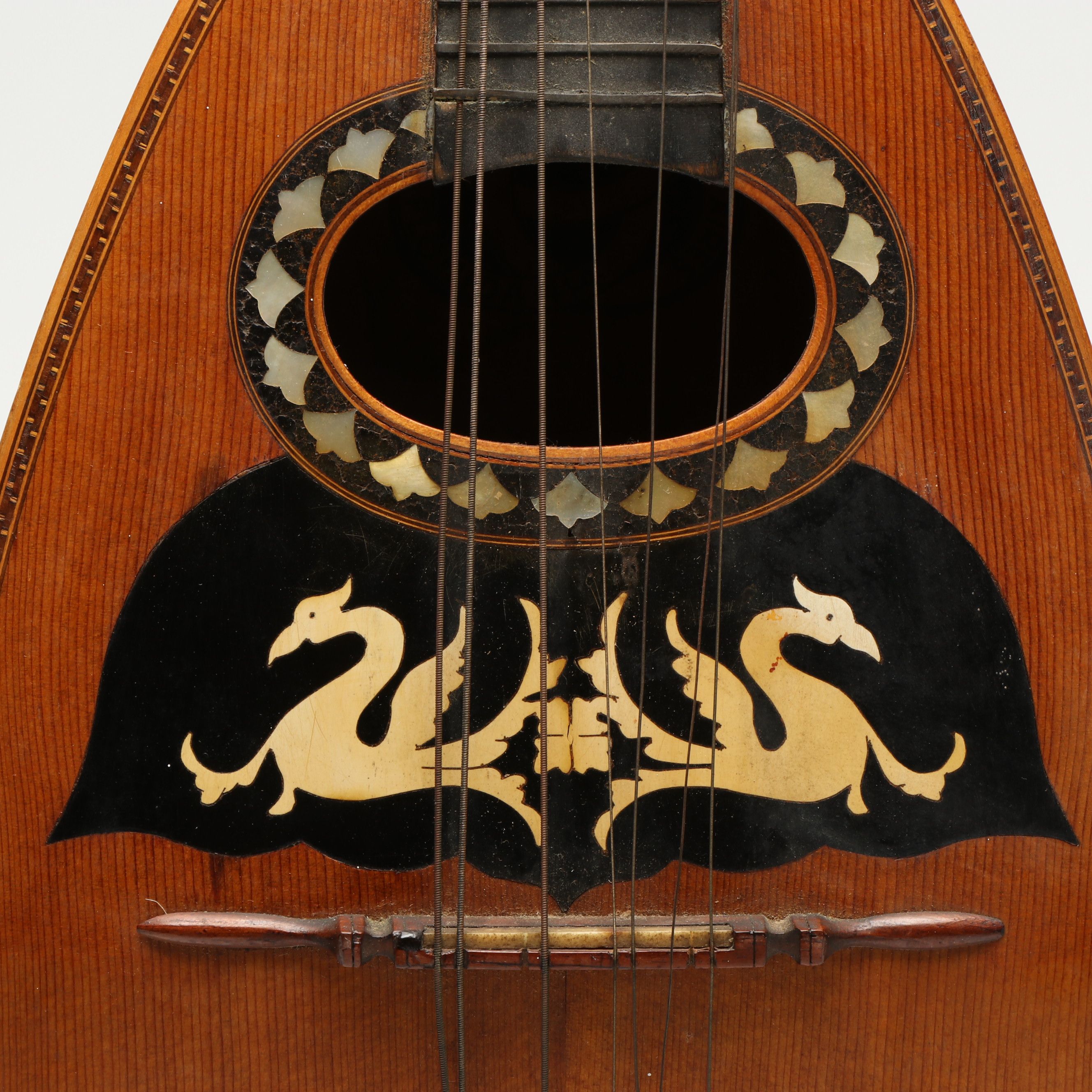 Breyer Hermanos Wood Mandolin with Mother-Of-Pearl Inlays