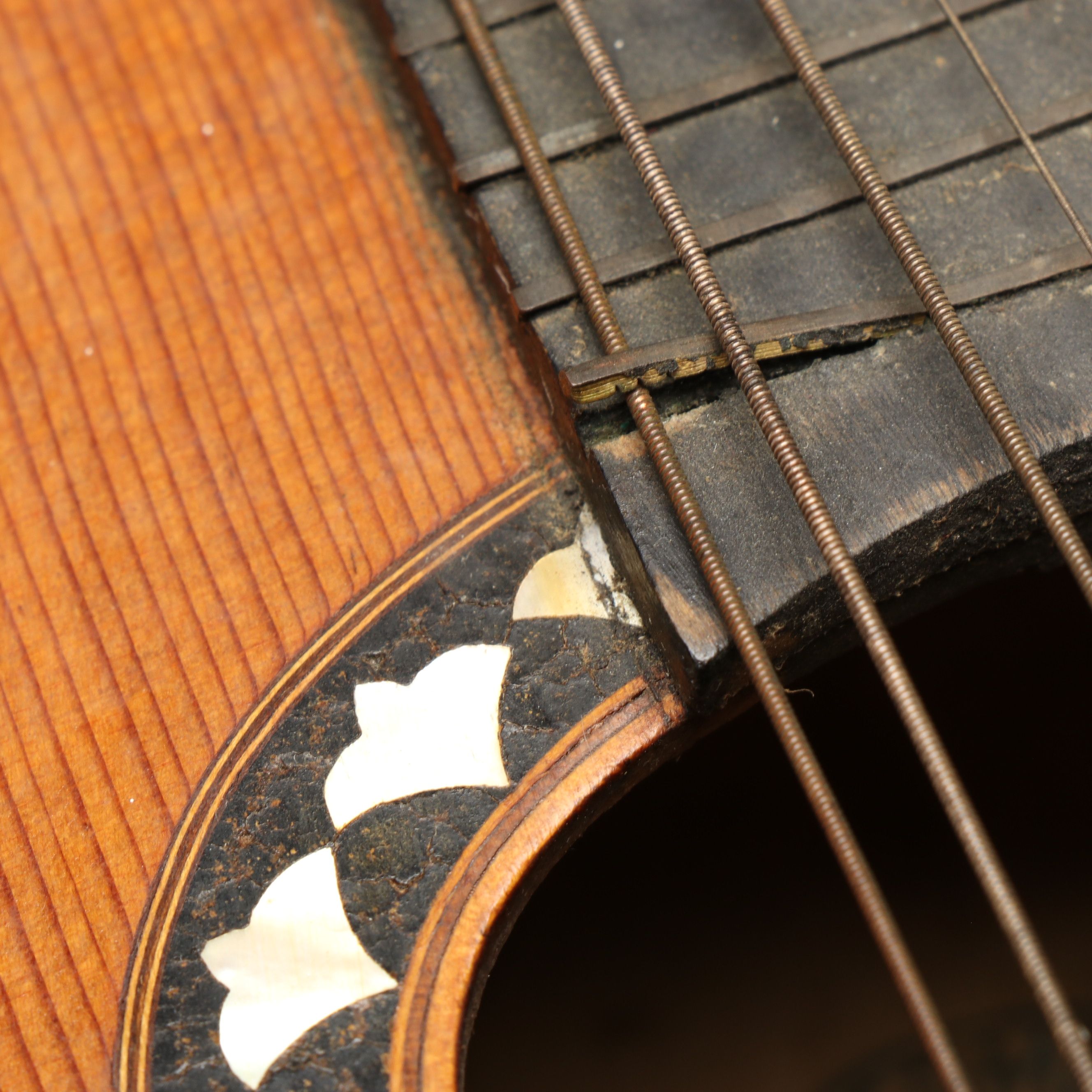 Breyer Hermanos Wood Mandolin with Mother-Of-Pearl Inlays