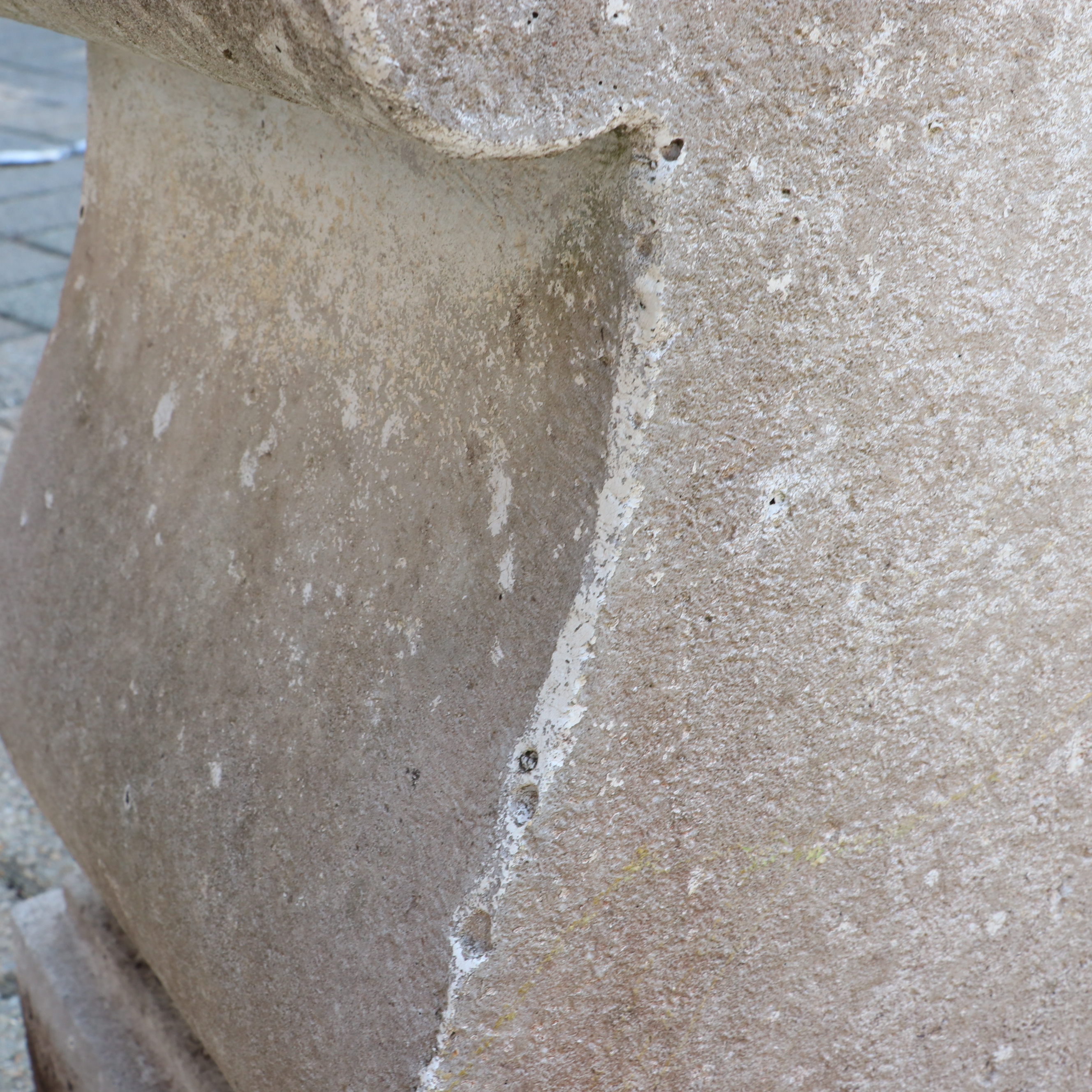 Neoclassical Cast Ionic Capital Garden Pedestals