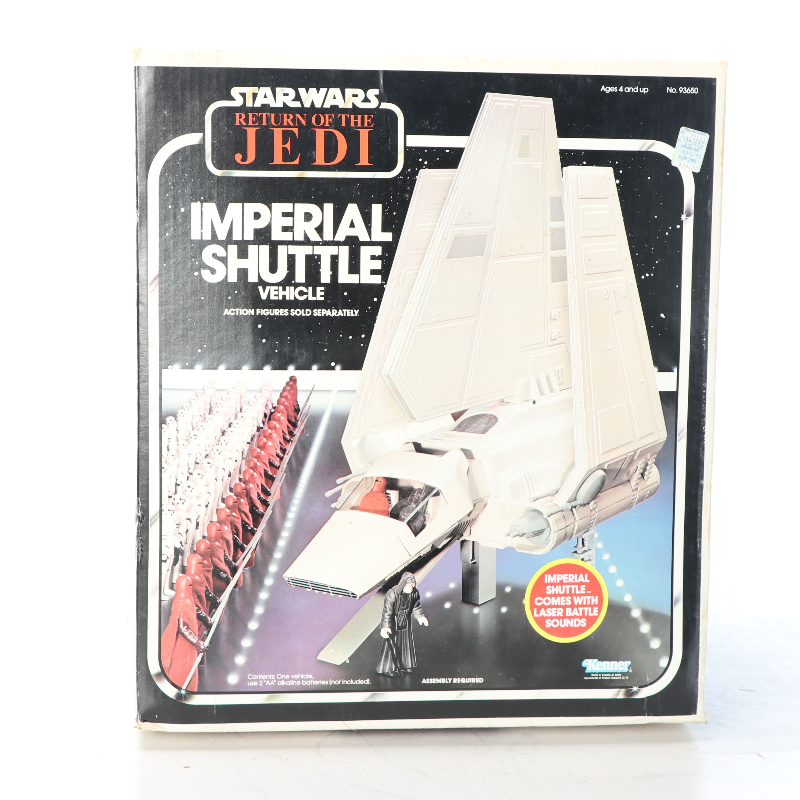 Kenner Star Wars Return of the Jedi Toy Imperial Shuttle, Late 20th Century