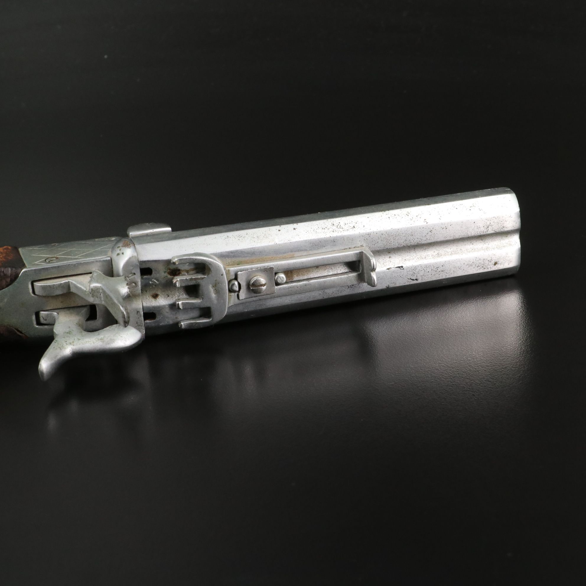 French Style Double Barrel Pinfire Pistol