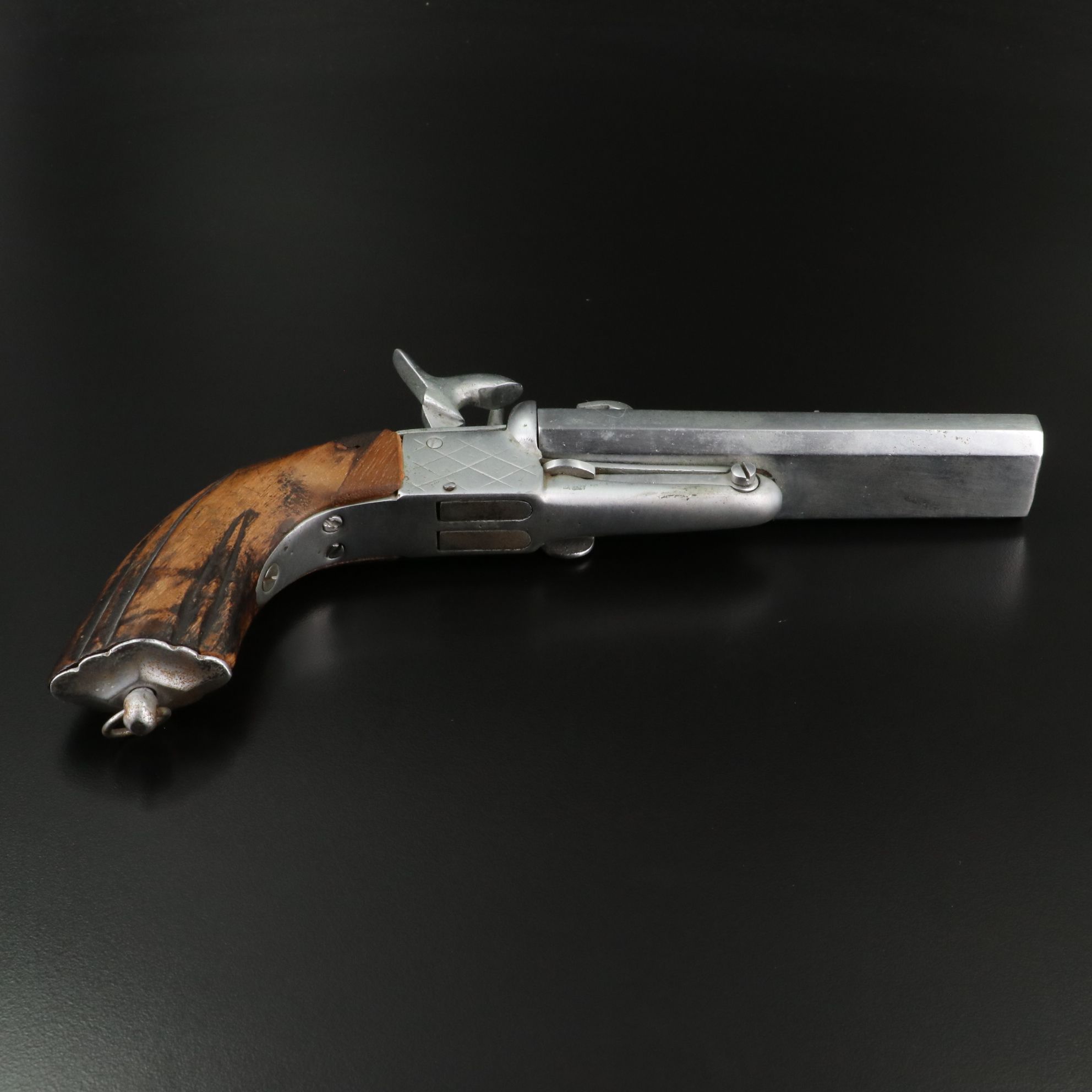 French Style Double Barrel Pinfire Pistol
