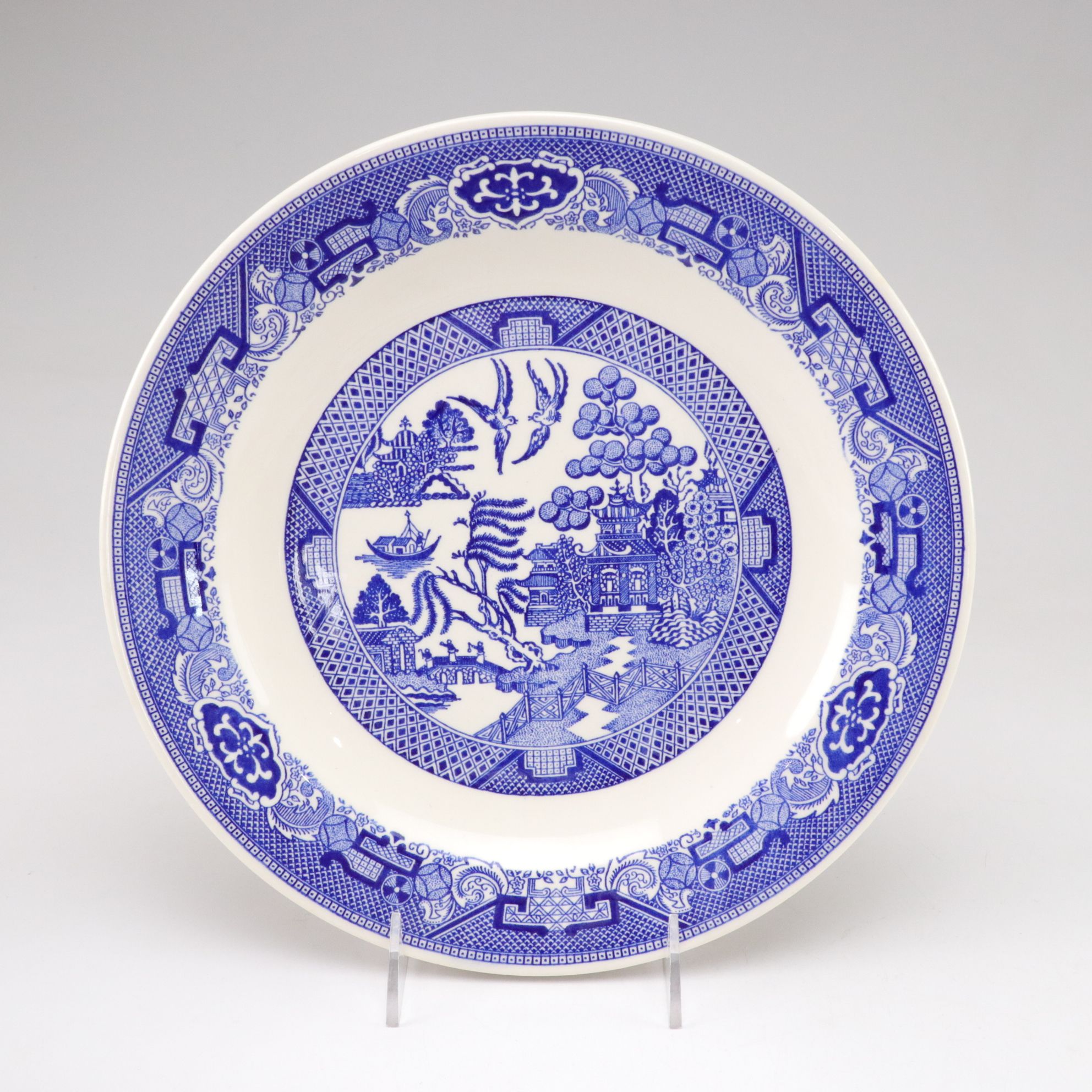 Royal China "Willow Ware" with Other Blue Willow Tableware