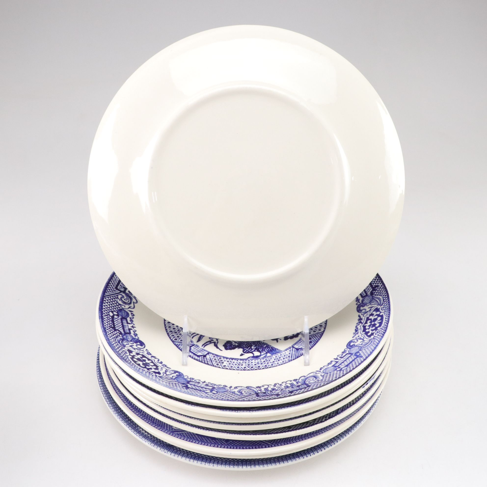 Royal China "Willow Ware" with Other Blue Willow Tableware