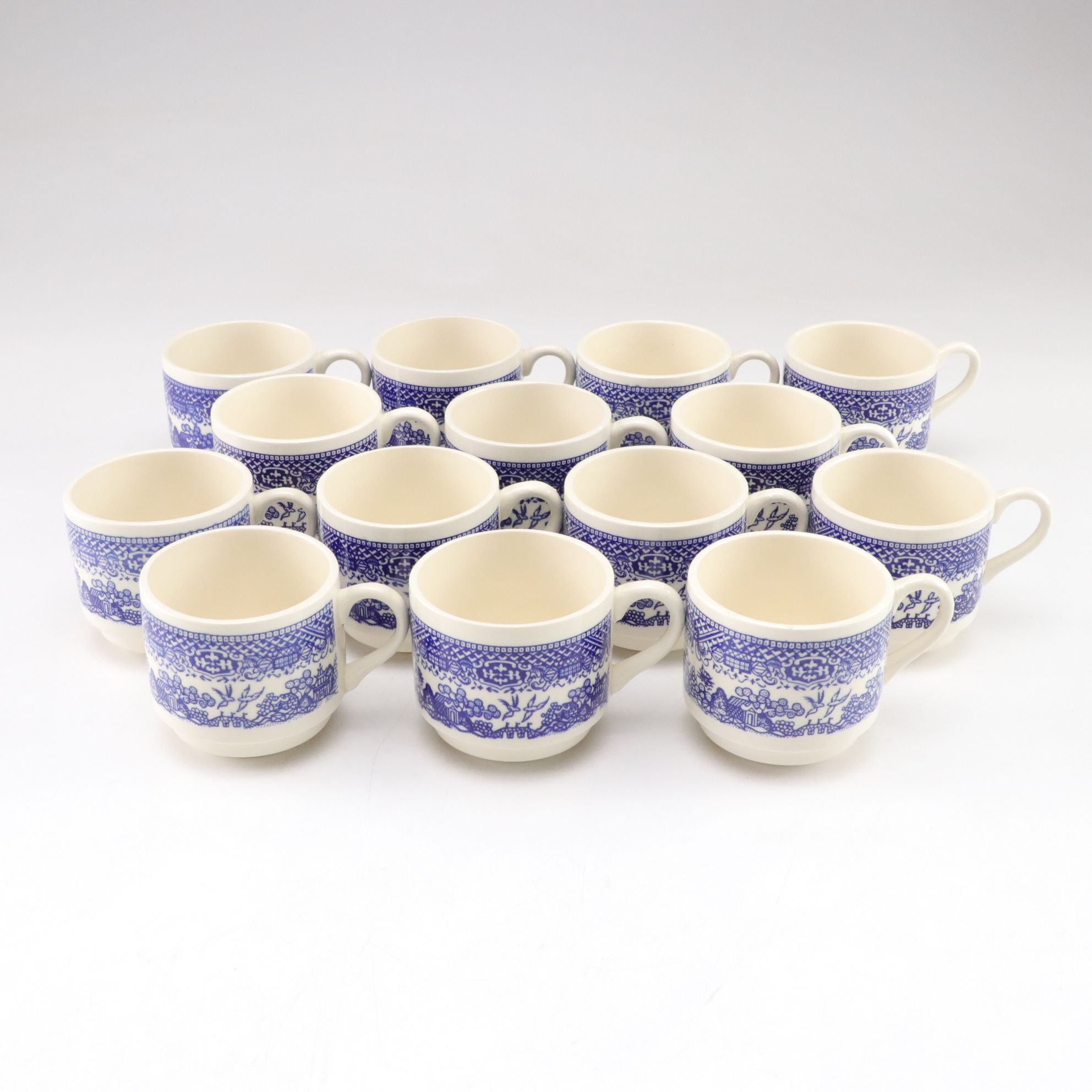 Royal China "Willow Ware" with Other Blue Willow Tableware