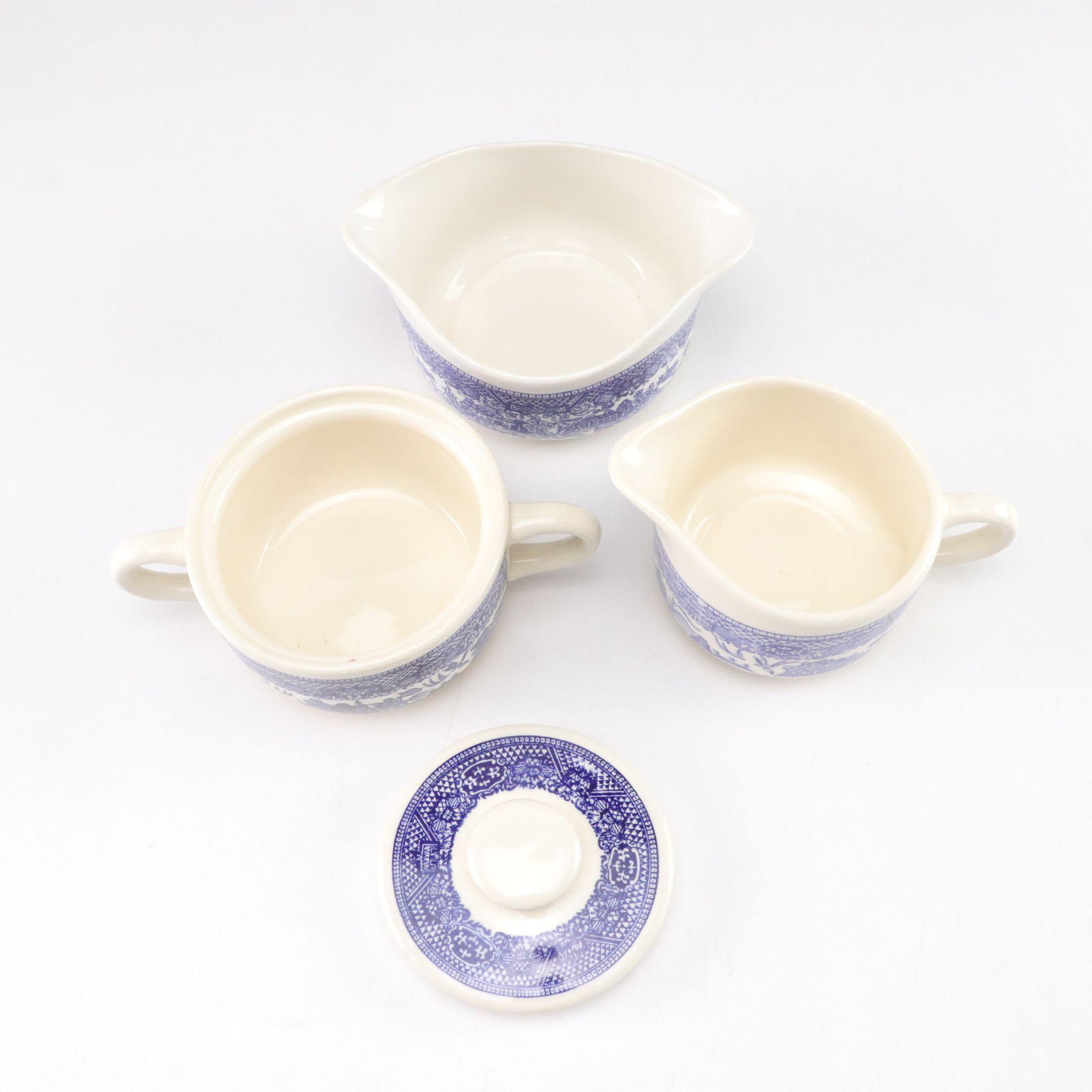 Royal China "Willow Ware" with Other Blue Willow Tableware