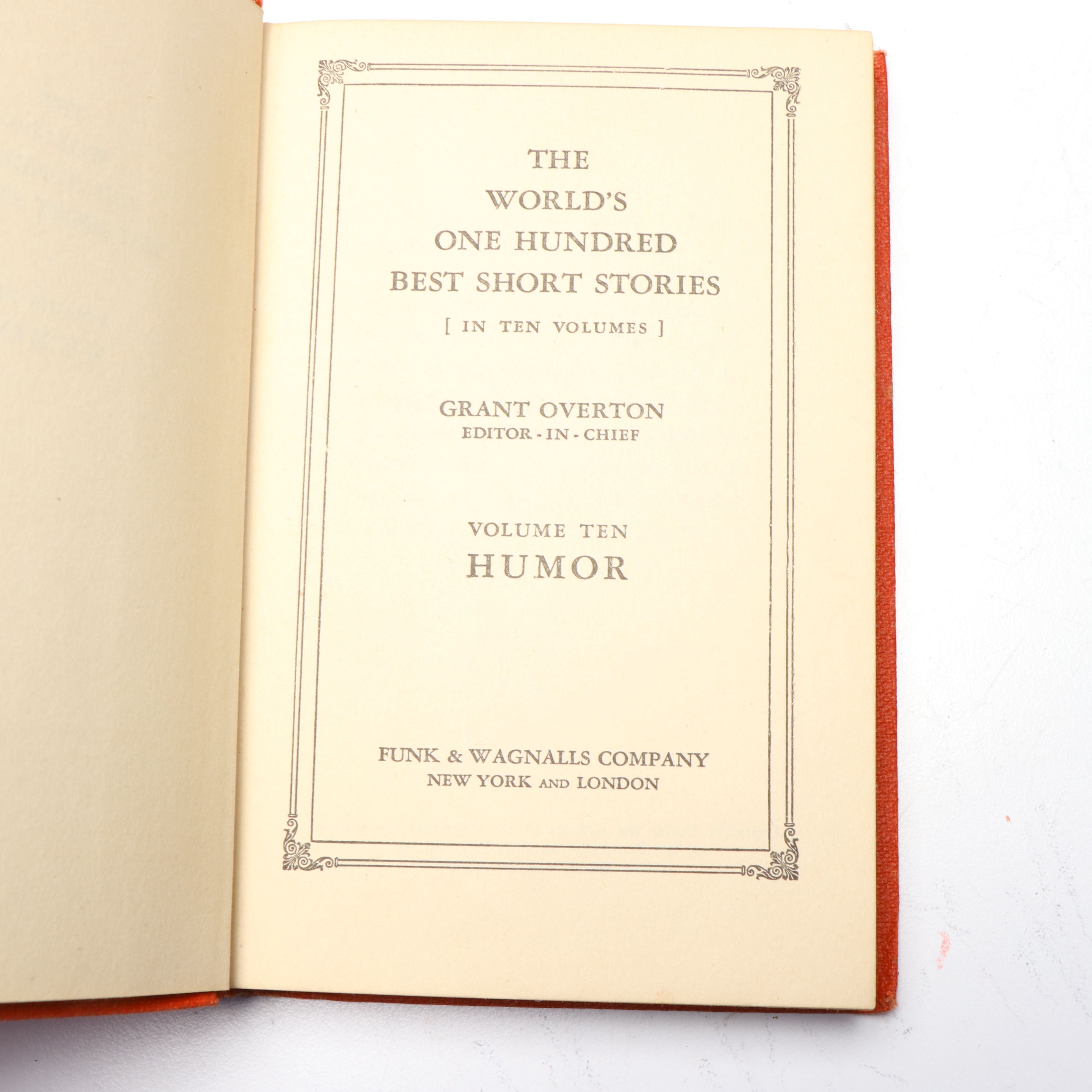 "The World's One Thousand Best Poems" and More Partial Sets