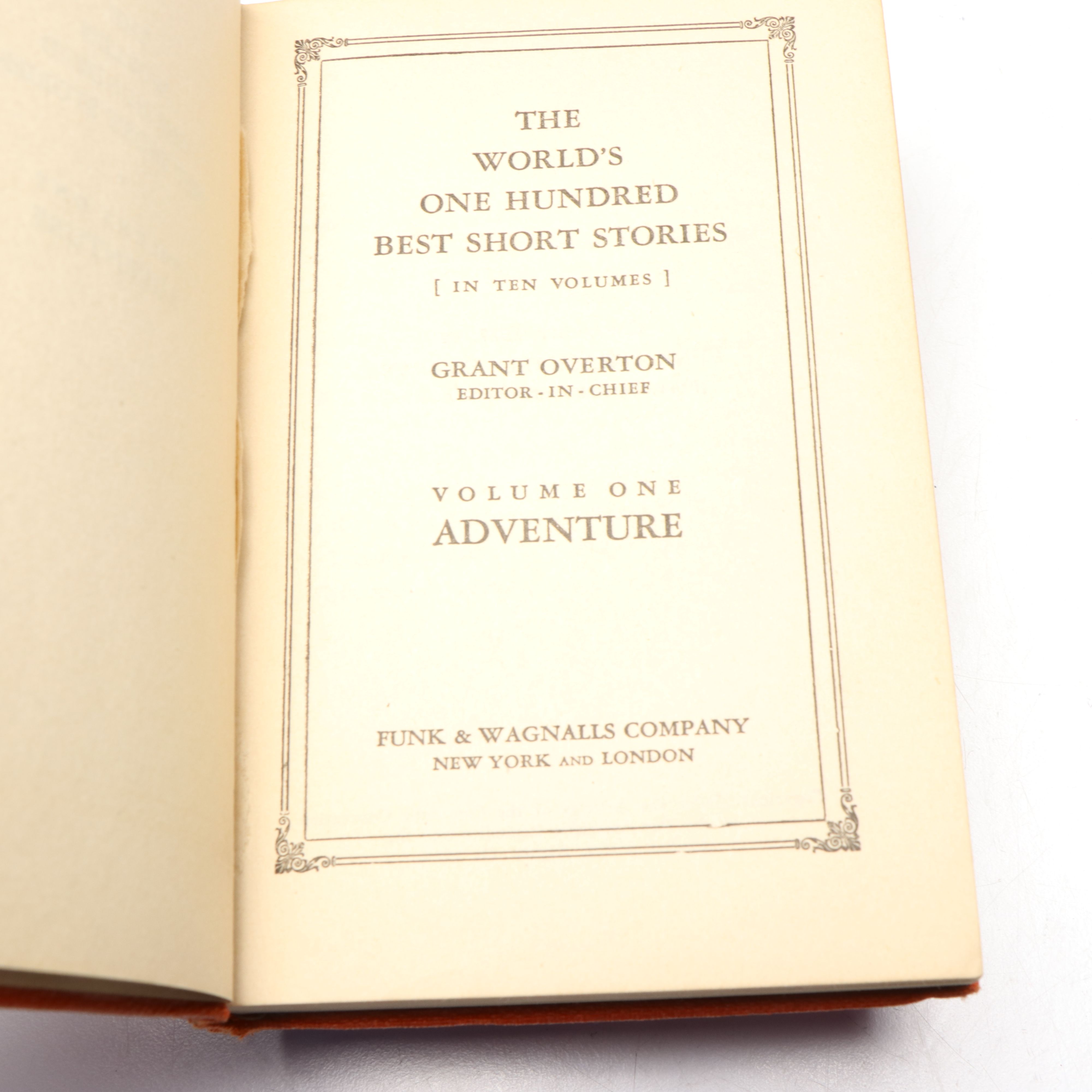 "The World's One Thousand Best Poems" and More Partial Sets