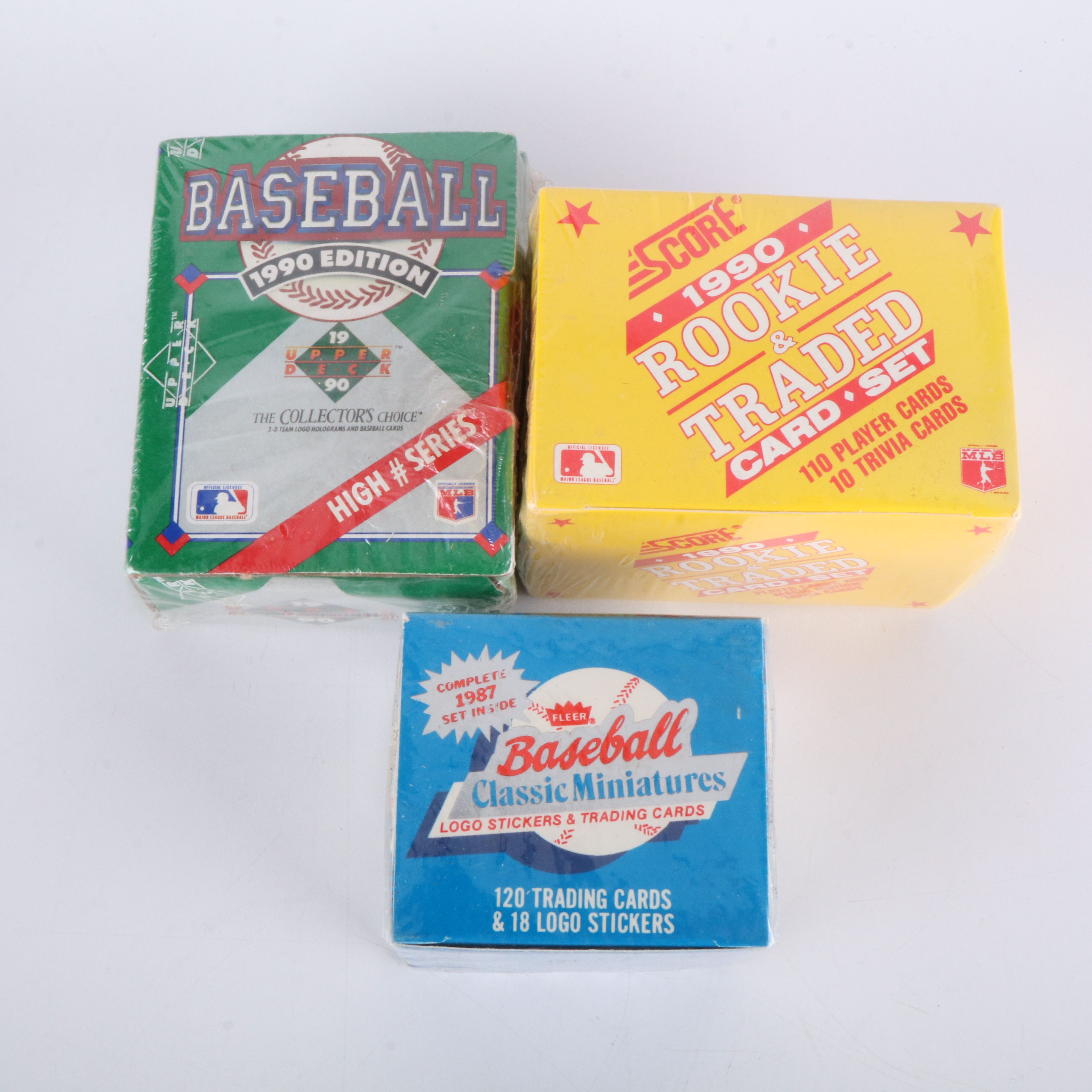 Ken Griffey Jr. Rookie Cards, Sealed Packs, Chuck Harmon Signed Baseball, & More