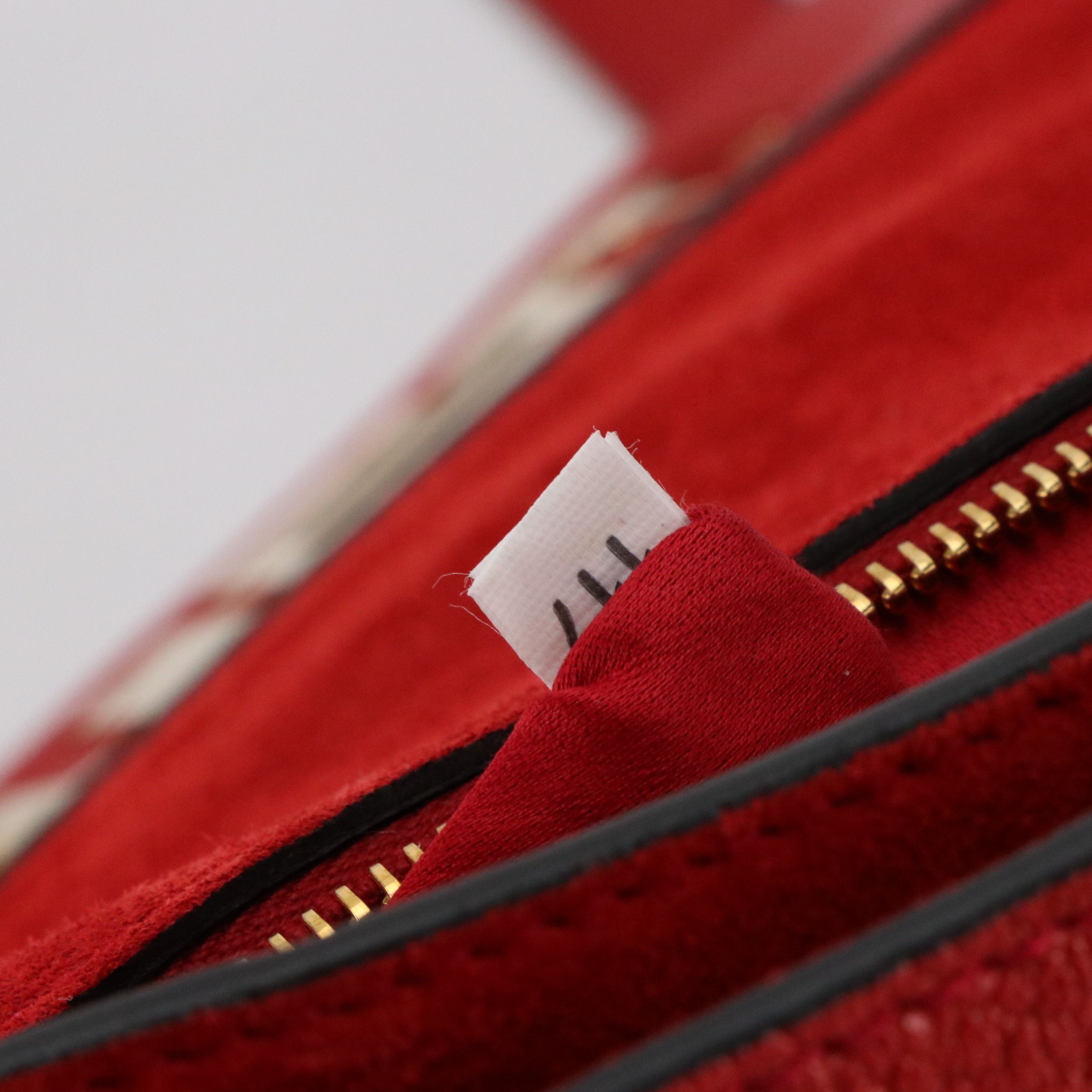 Miu Miu Logo Flap Shoulder Bag 5BH087 in Fuoco Madras Leather