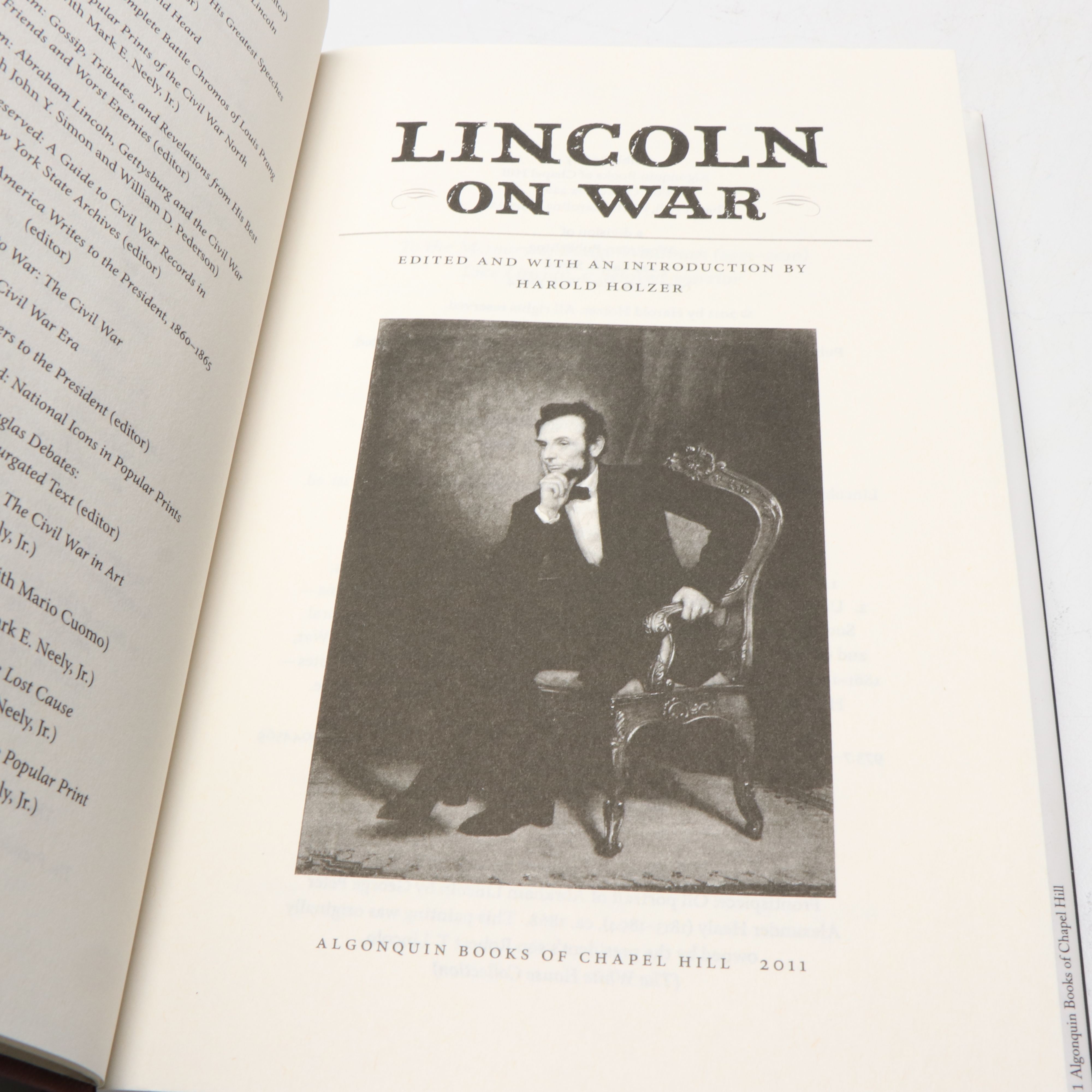 First Edition "A. Lincoln" by Ronald C. White and More Abraham Lincoln Books