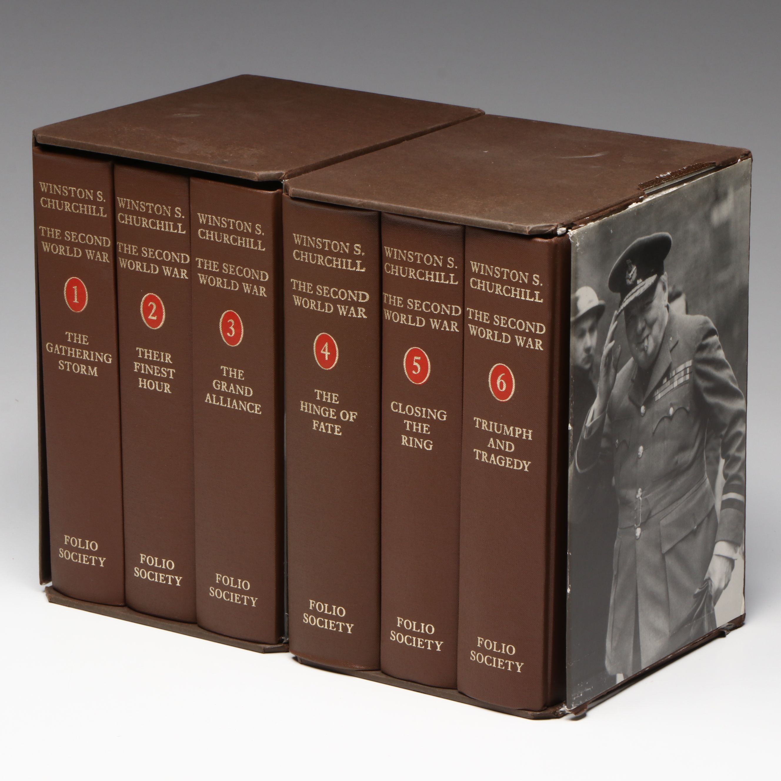 Folio Society "The Second World War" Complete Series by Winston S. Churchill