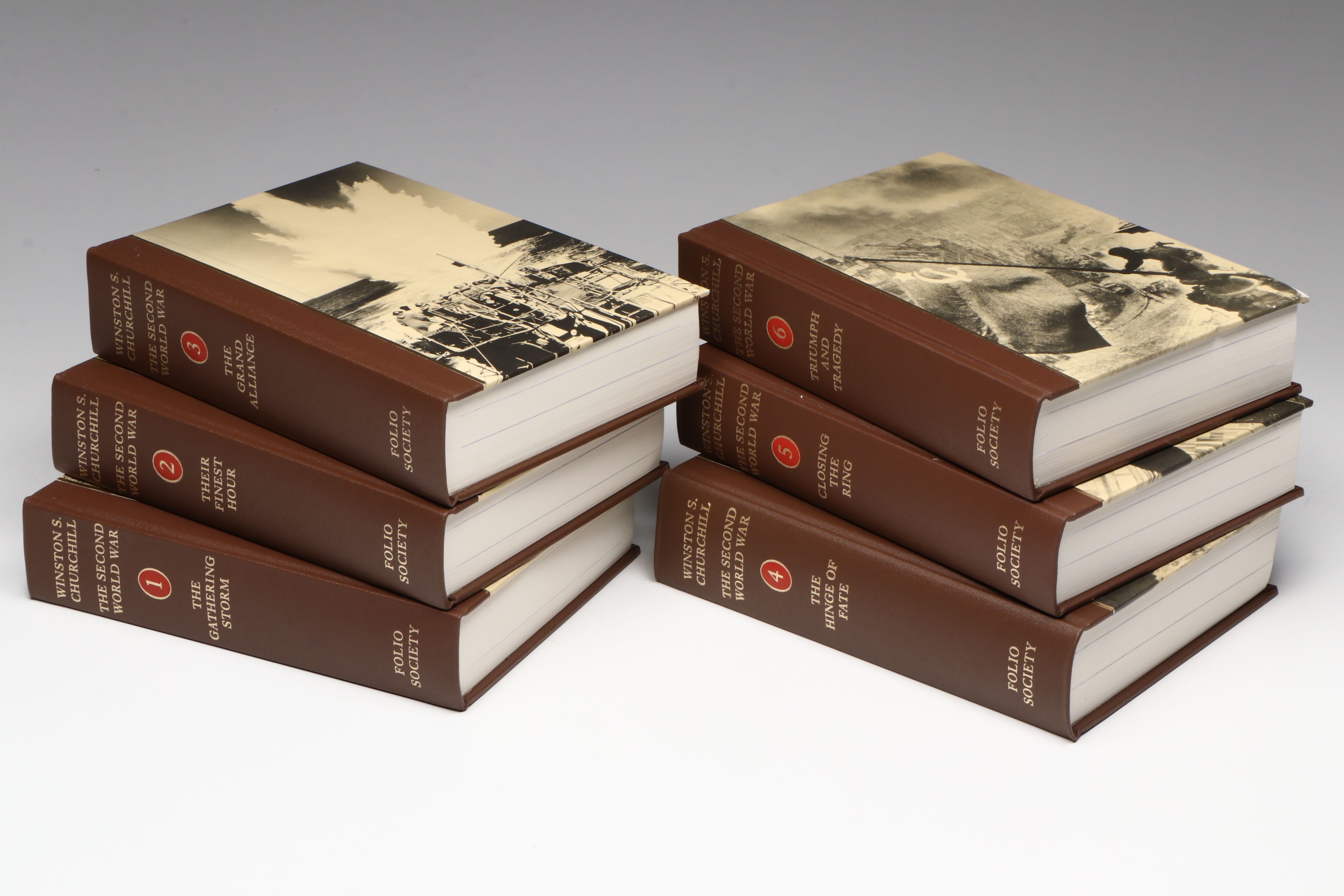 Folio Society "The Second World War" Complete Series by Winston S. Churchill