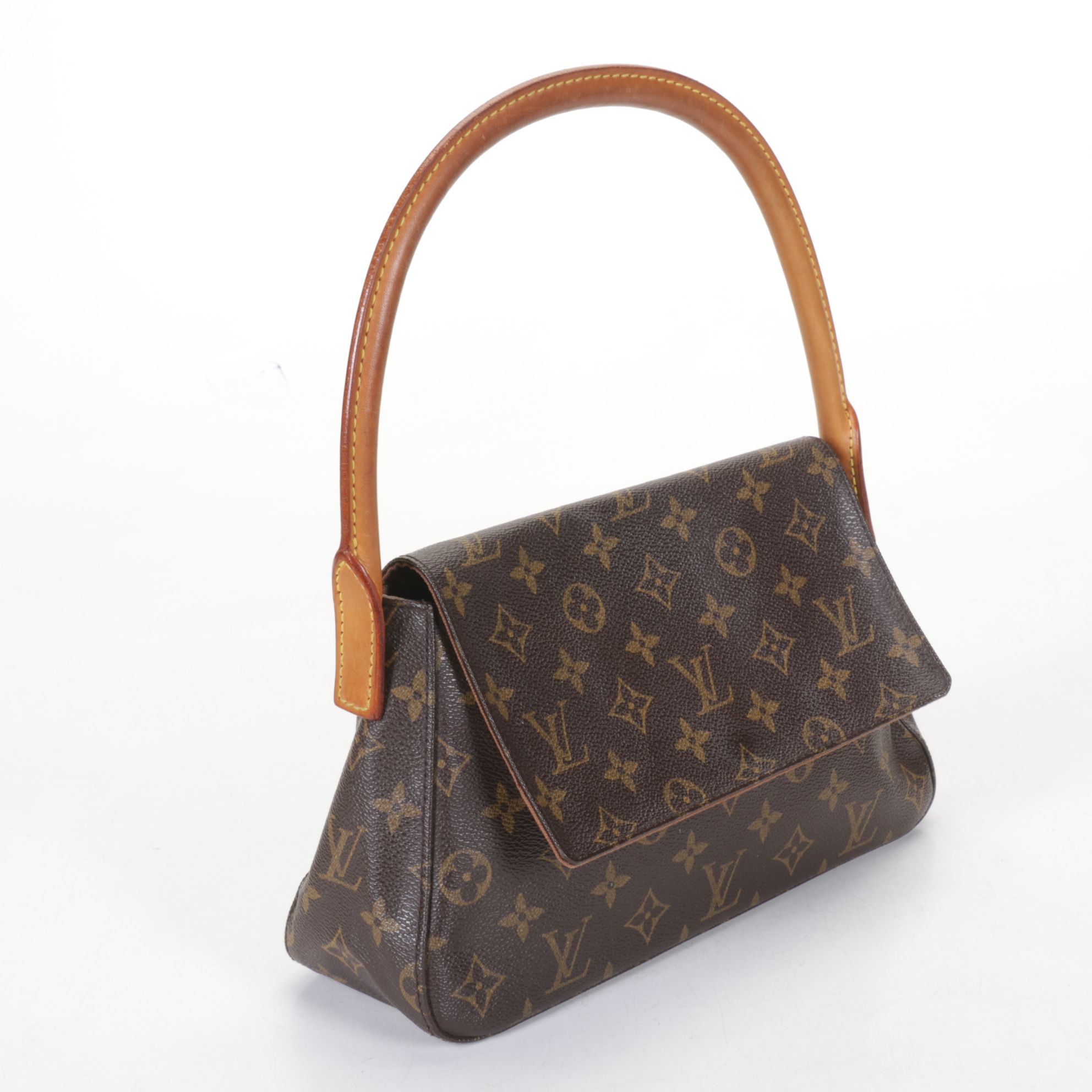 Louis Vuitton Mini Looping Shoulder Bag in Monogram Canvas and Leather