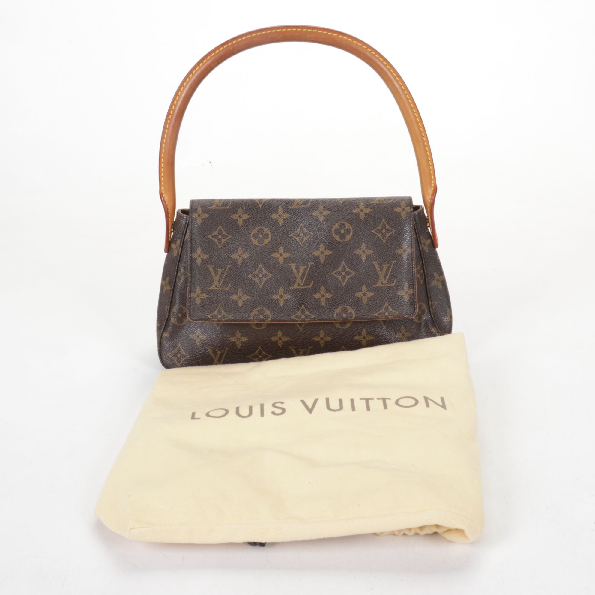 Louis Vuitton Mini Looping Shoulder Bag in Monogram Canvas and Leather