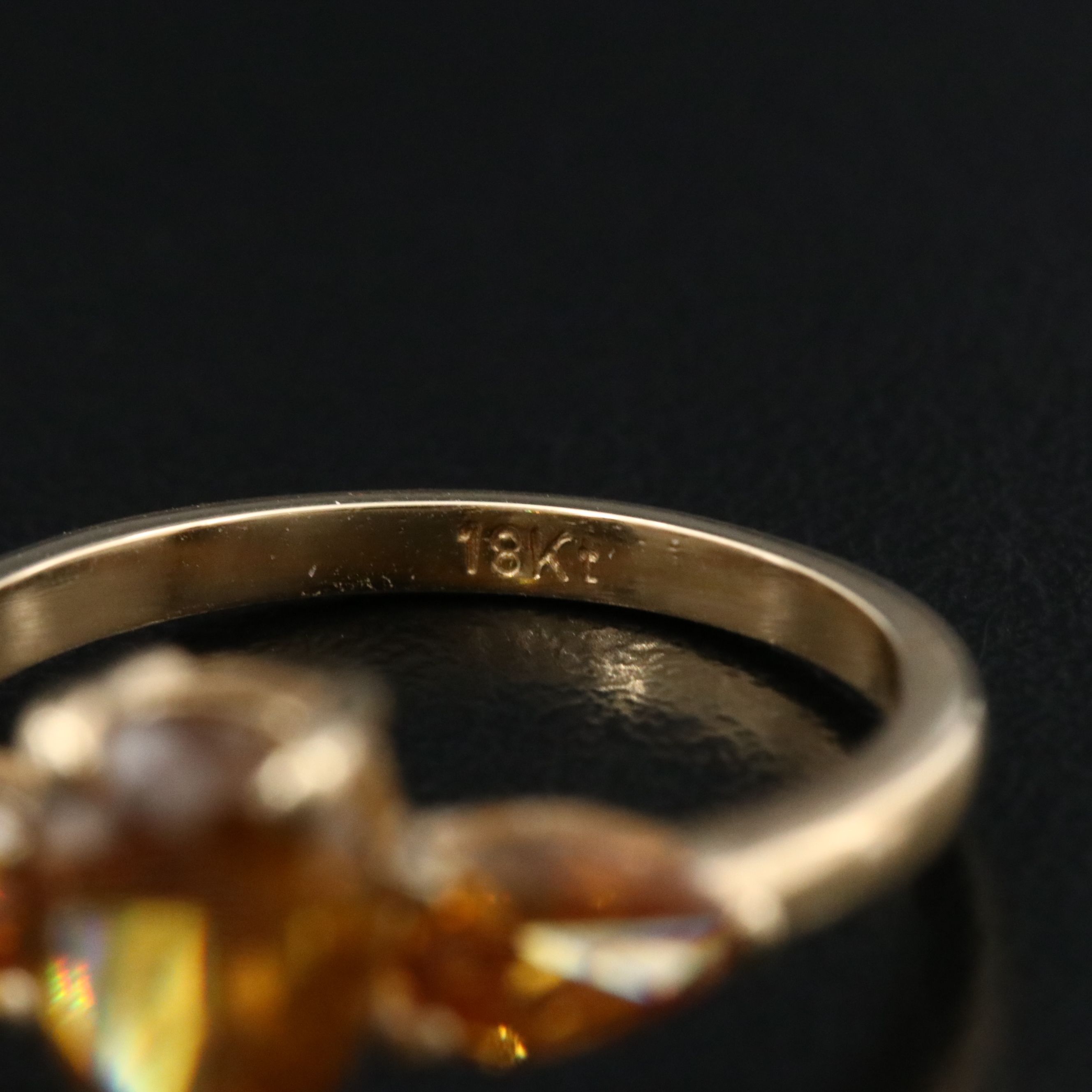 18K 2.67 CTW Fancy Diamond Ring with IGI Jewelry Report