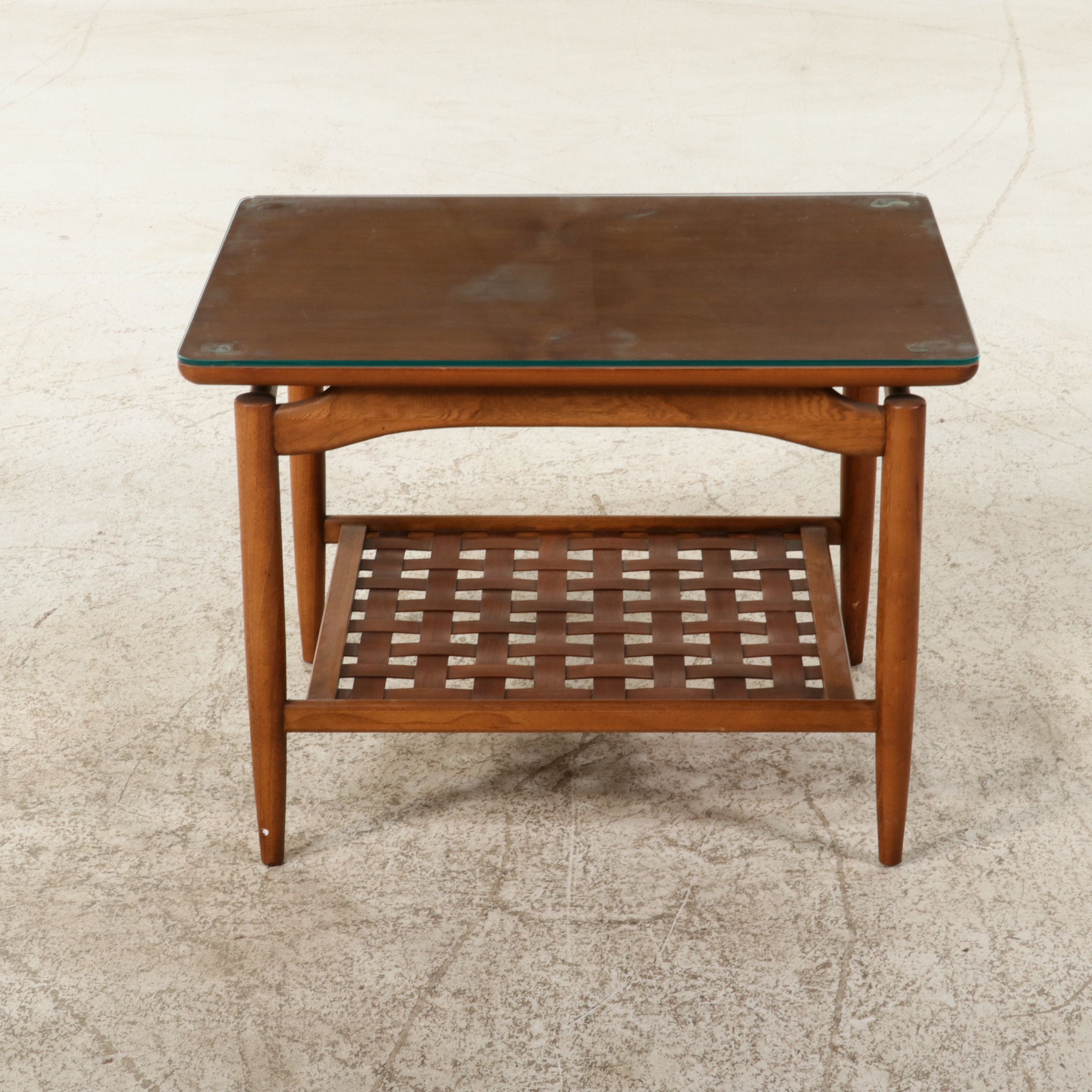 Mid Century Modern Walnut End Table In the Manner of Greta Magnusson-Grossman