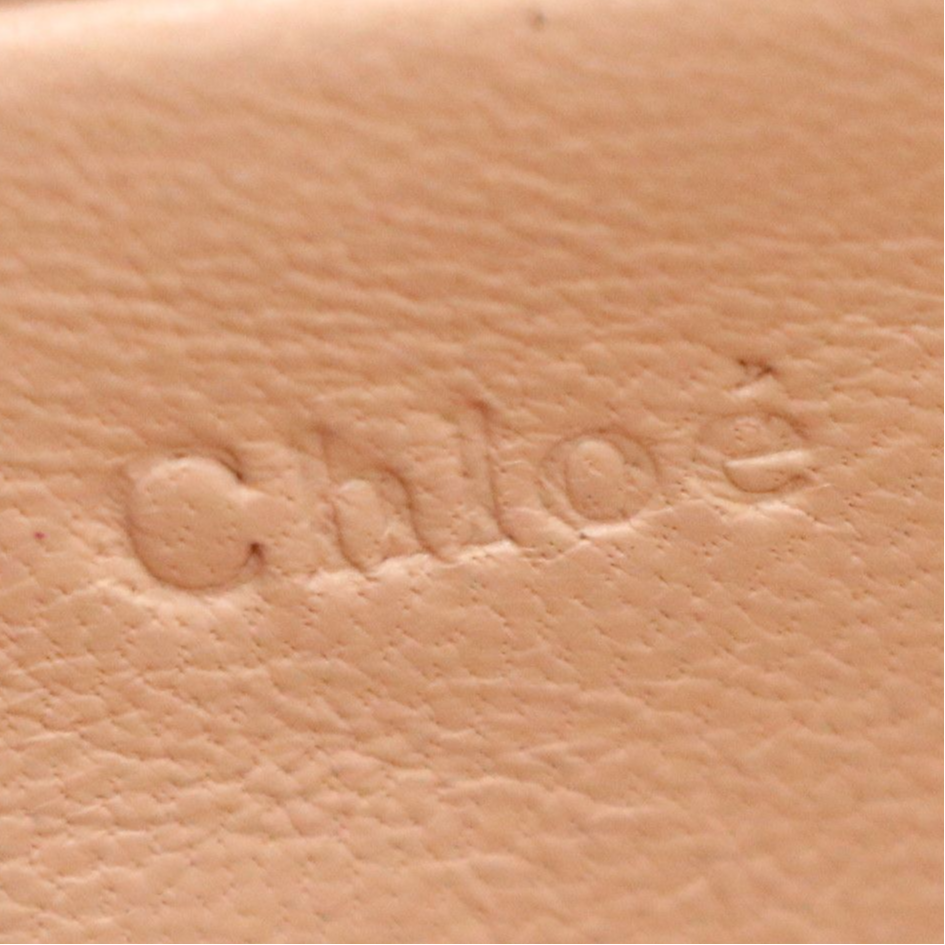 Chloé Nile Half Moon Crossbody Bracelet Bag in Beige Grained Calfskin Leather