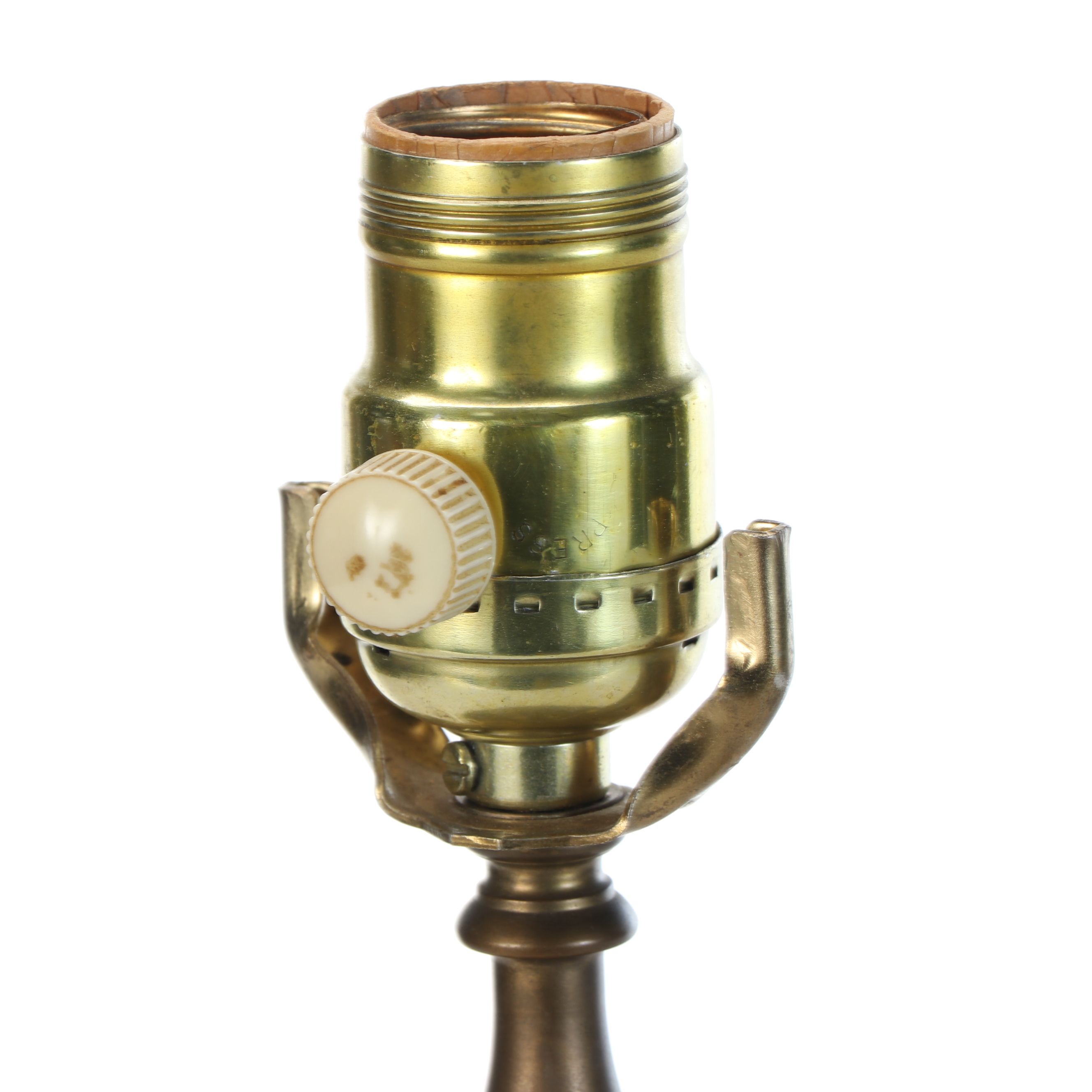 Chinese Cloisonné Enamel on Brass Five-Toed Dragon Table Lamp