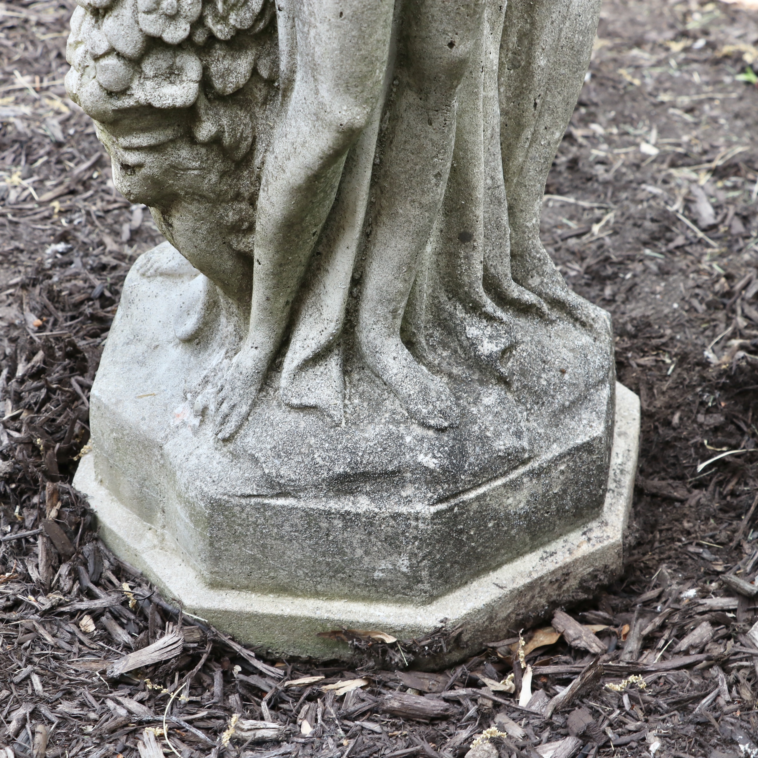 Neoclassical Three Graces Sculptural Garden Pedestal