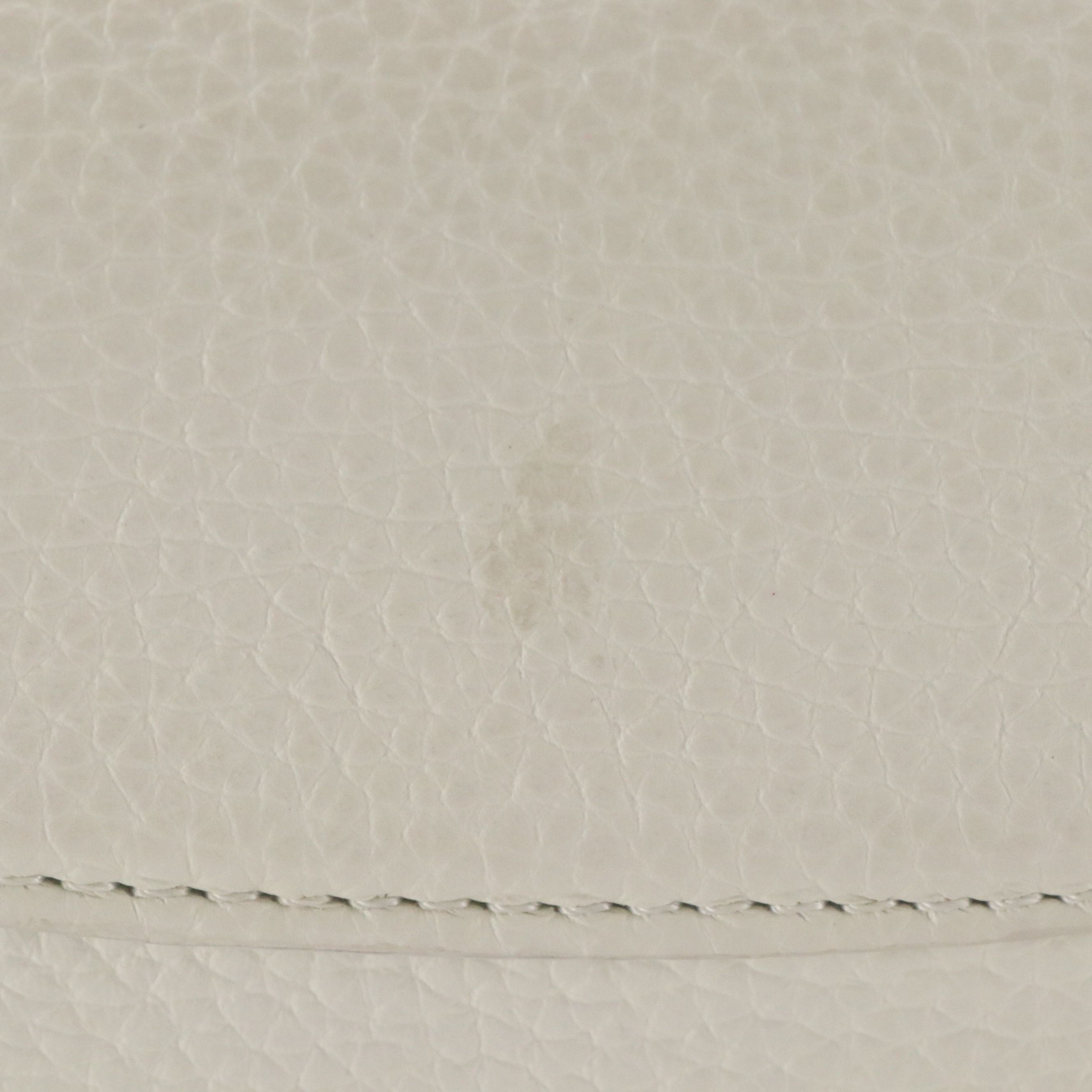 Louis Vuitton Capucines BB Pink Color Block Handle Bag in Snow Taurillon Leather
