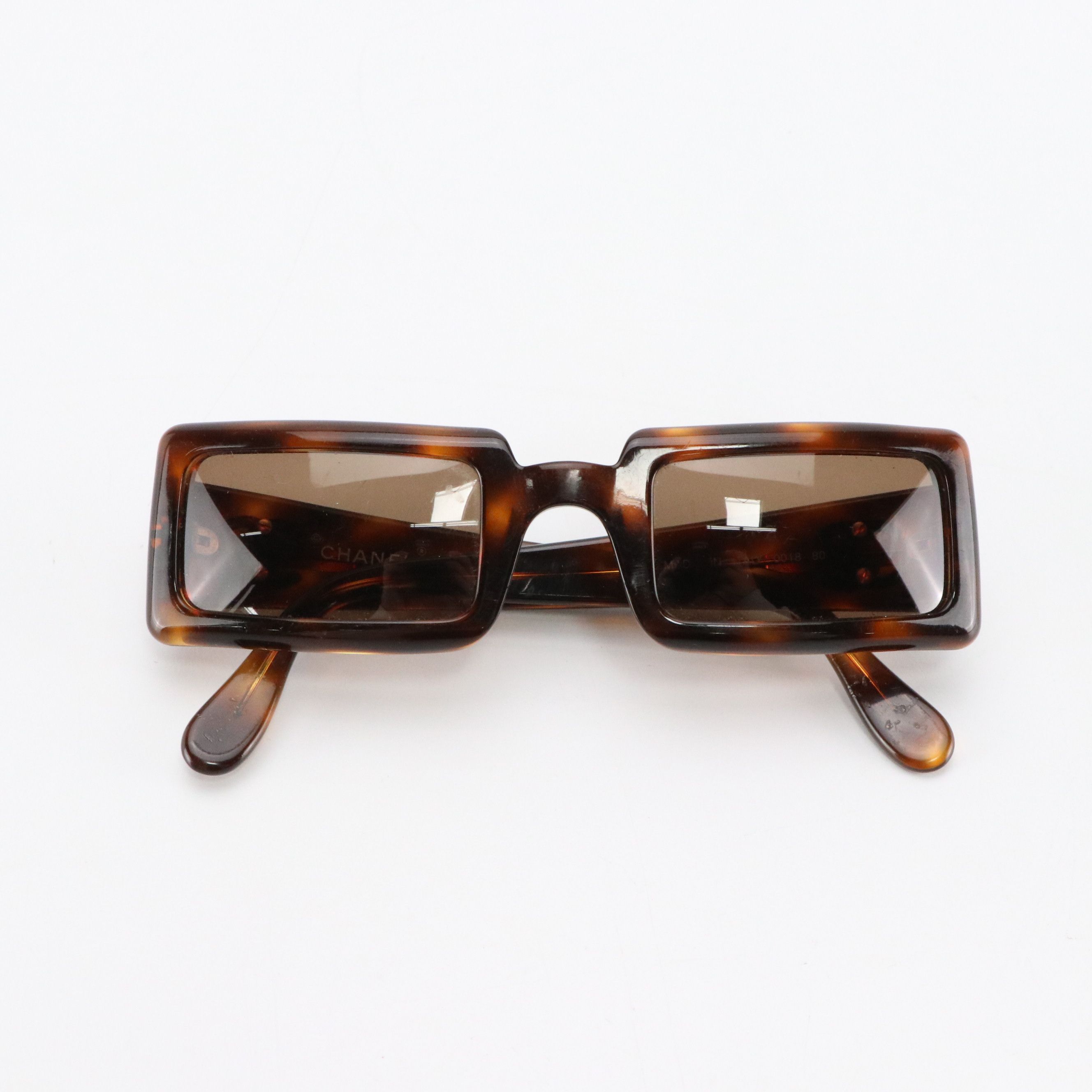 Chanel Boutique CC Havana Sunglasses, Vintage