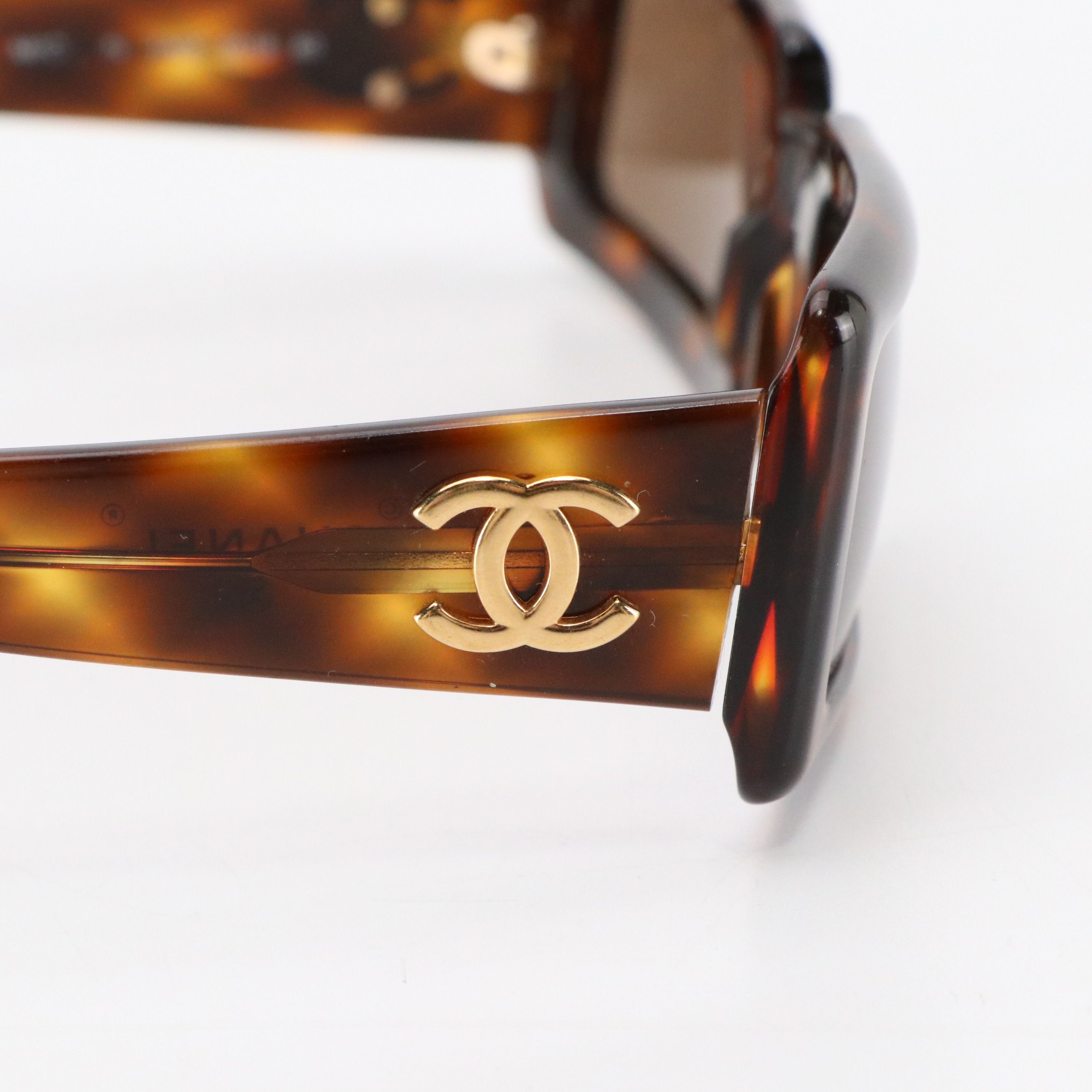 Chanel Boutique CC Havana Sunglasses, Vintage