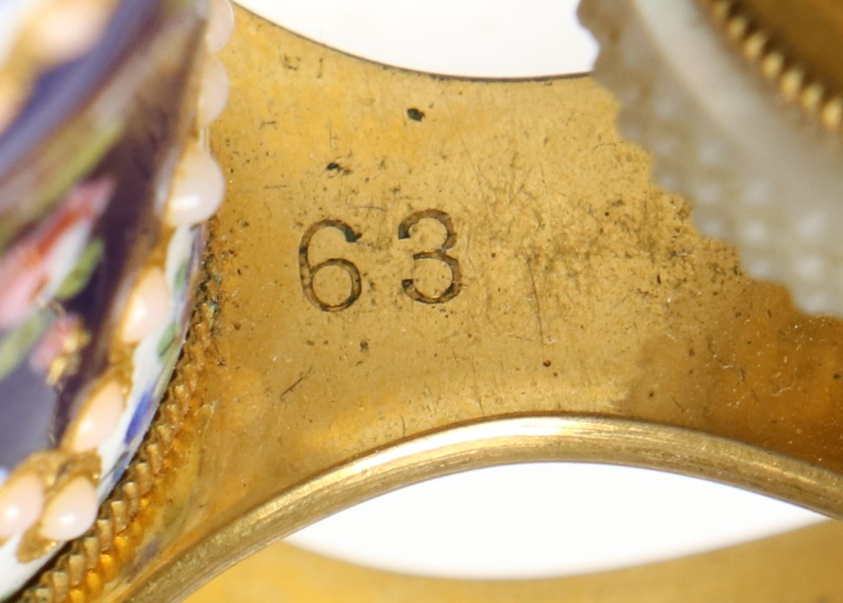 Lemaire Paris Floral Enamel and Mother-of-Pearl Opera Glasses