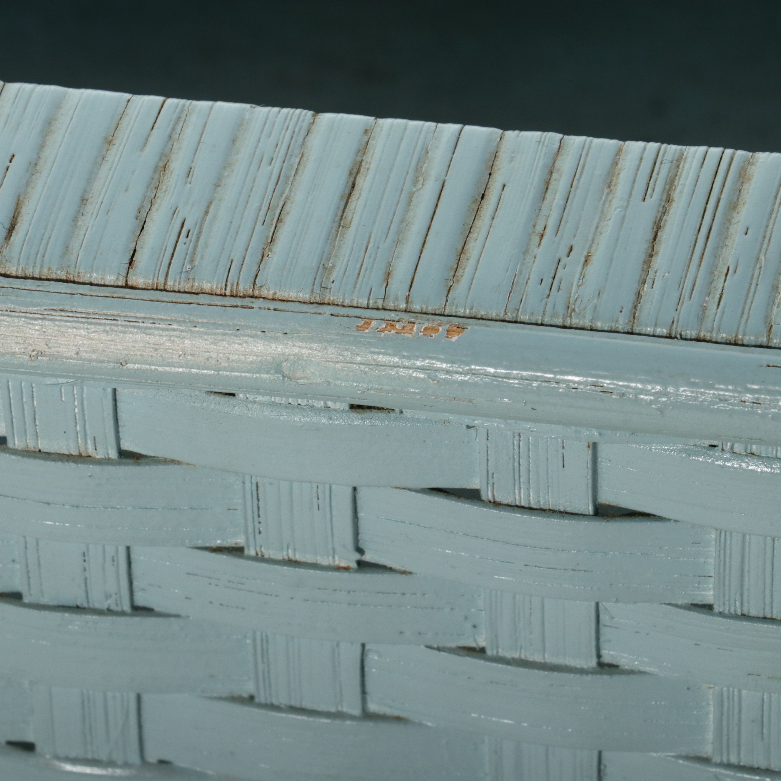 Hand-Painted Split Bamboo Standing Trough Planter