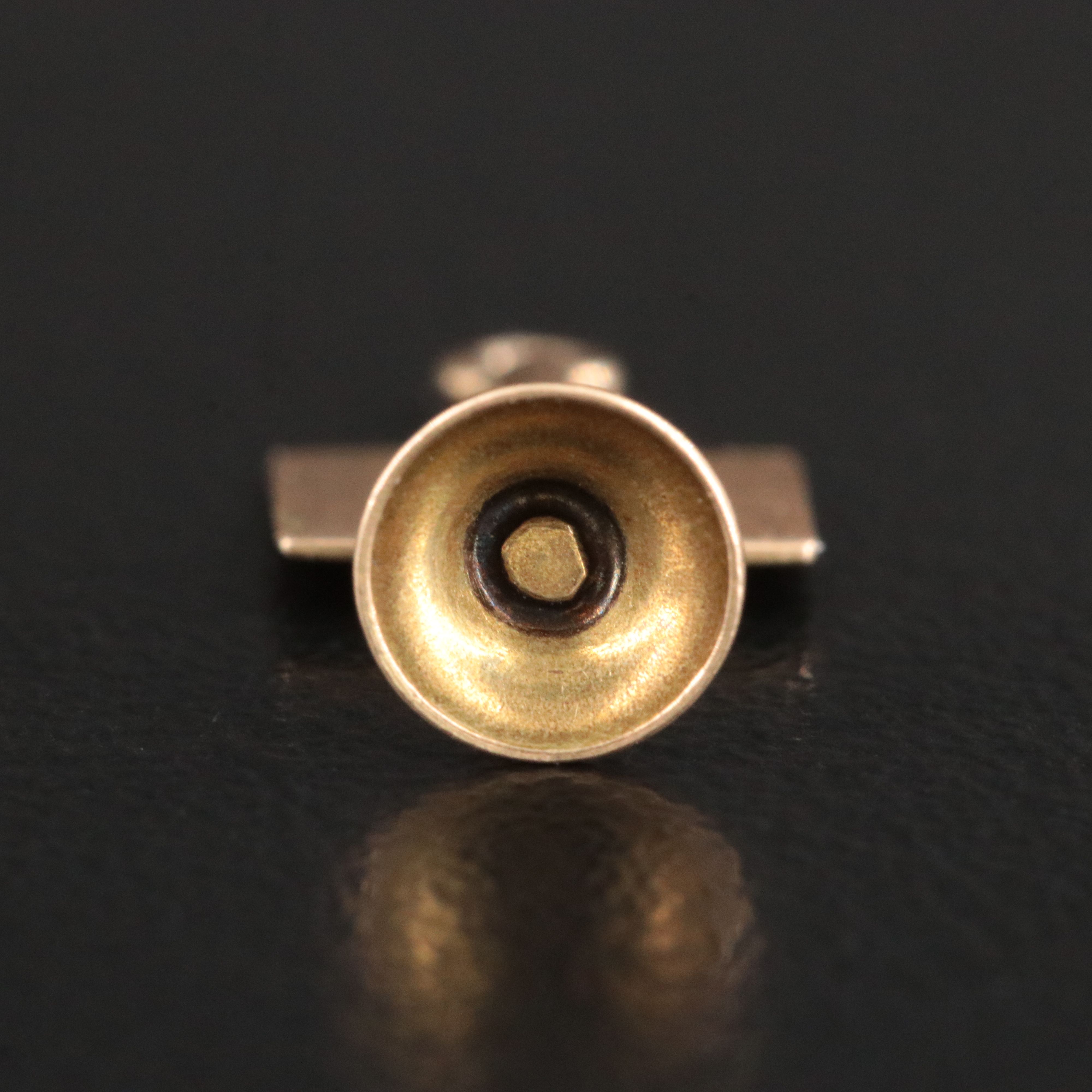 14K "One Way Street" Sign Charm