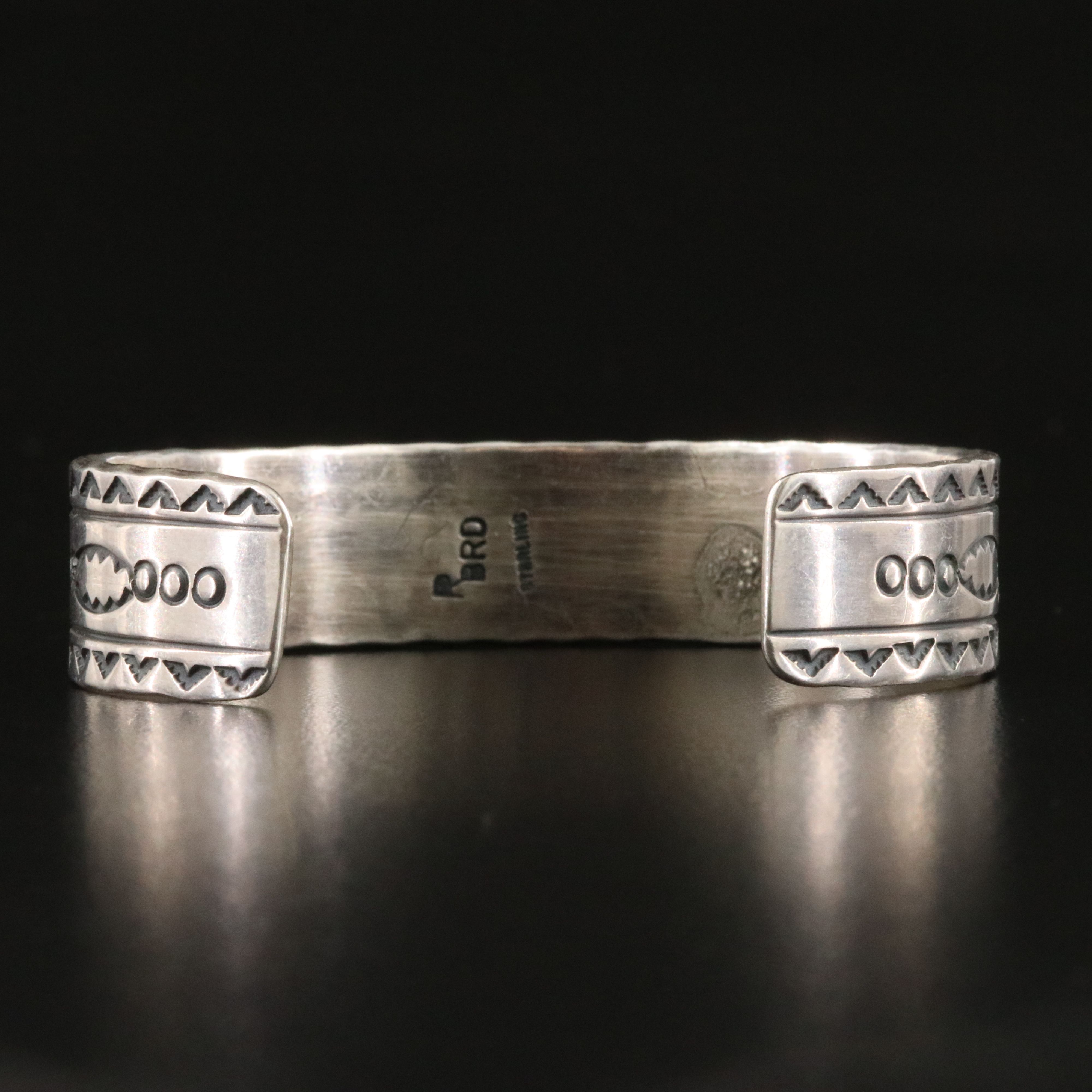 Raymond Beard Navajo Diné Sterling Turquoise Cuff Bracelet