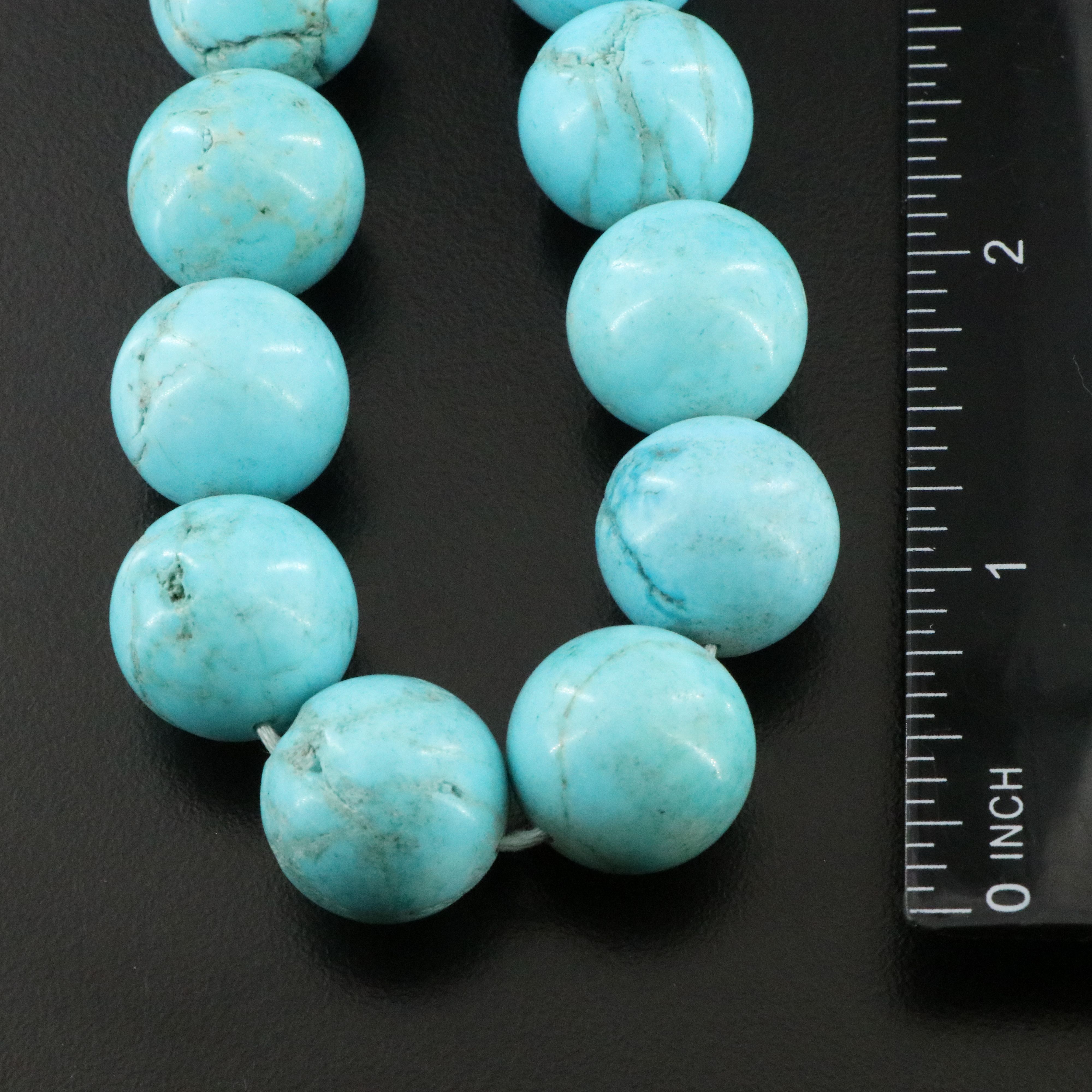 Endless Magnesite Bead Necklace