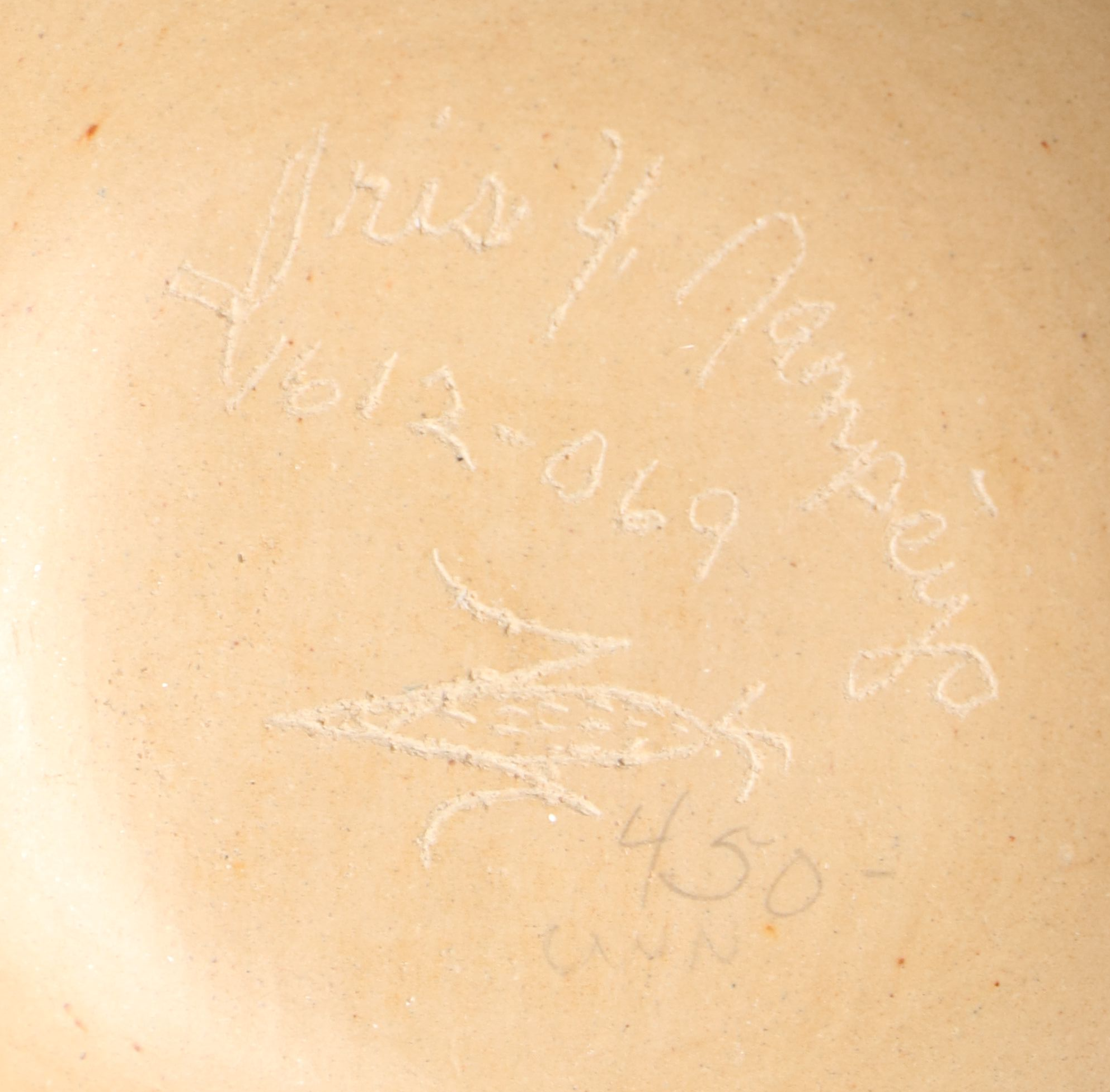 Iris Nampeyo Hopi Pueblo Art Pottery Corn Pot