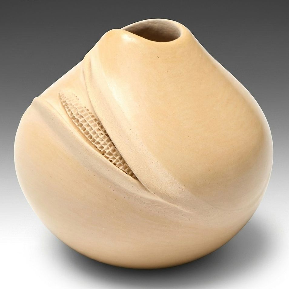 Iris Nampeyo Hopi Pueblo Art Pottery Corn Pot