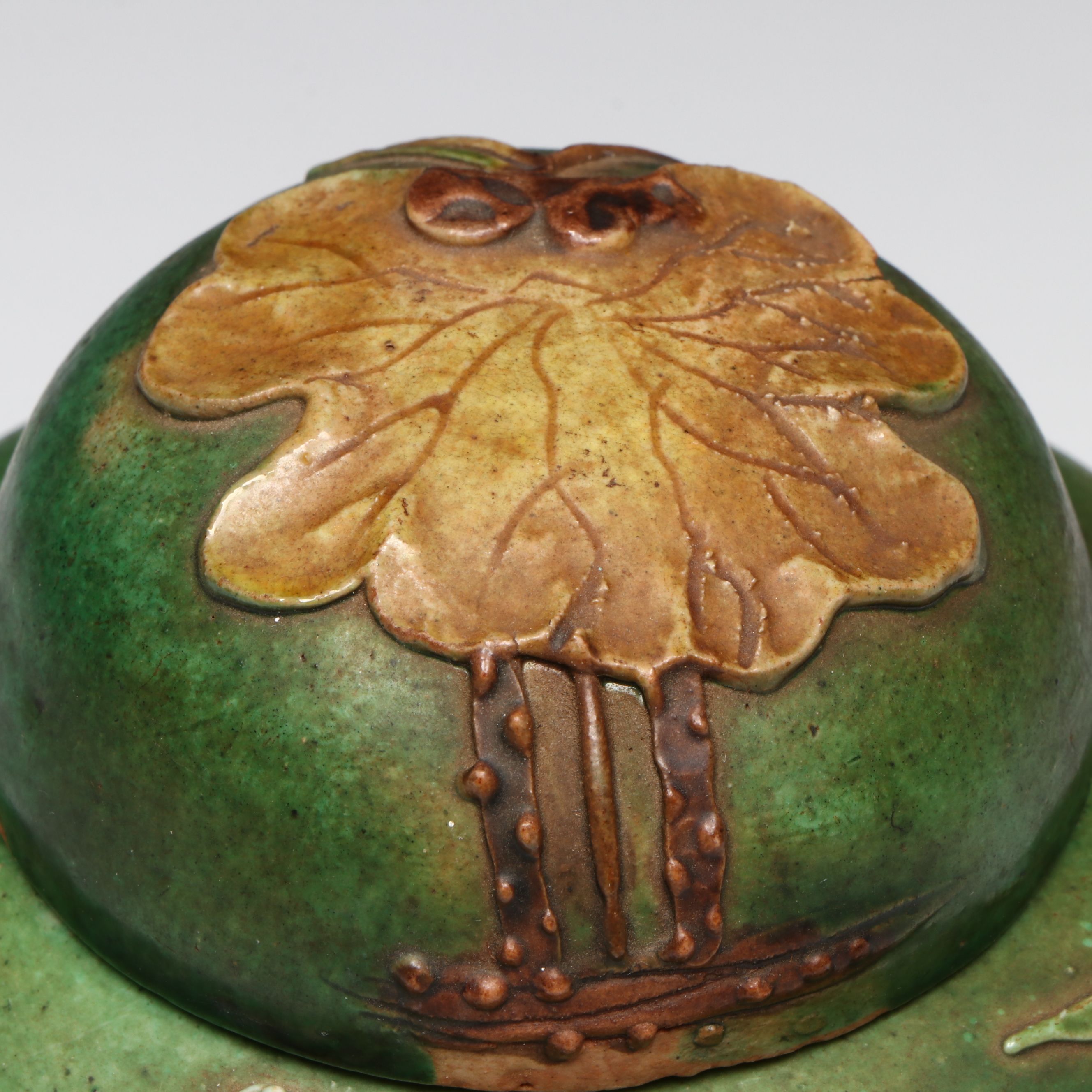 Wang Bingrong Style Majolica Ceramic Ginger Jar