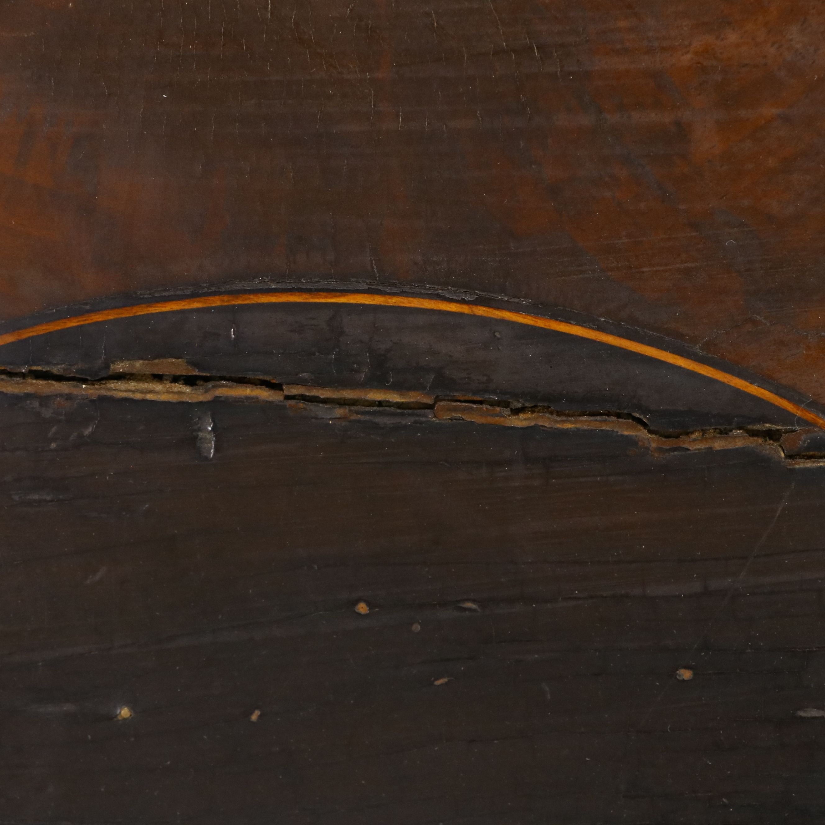 Biedermeier Style Flame Mahogany Veneered Trumeau Mirror, Early to Mid-19th C.