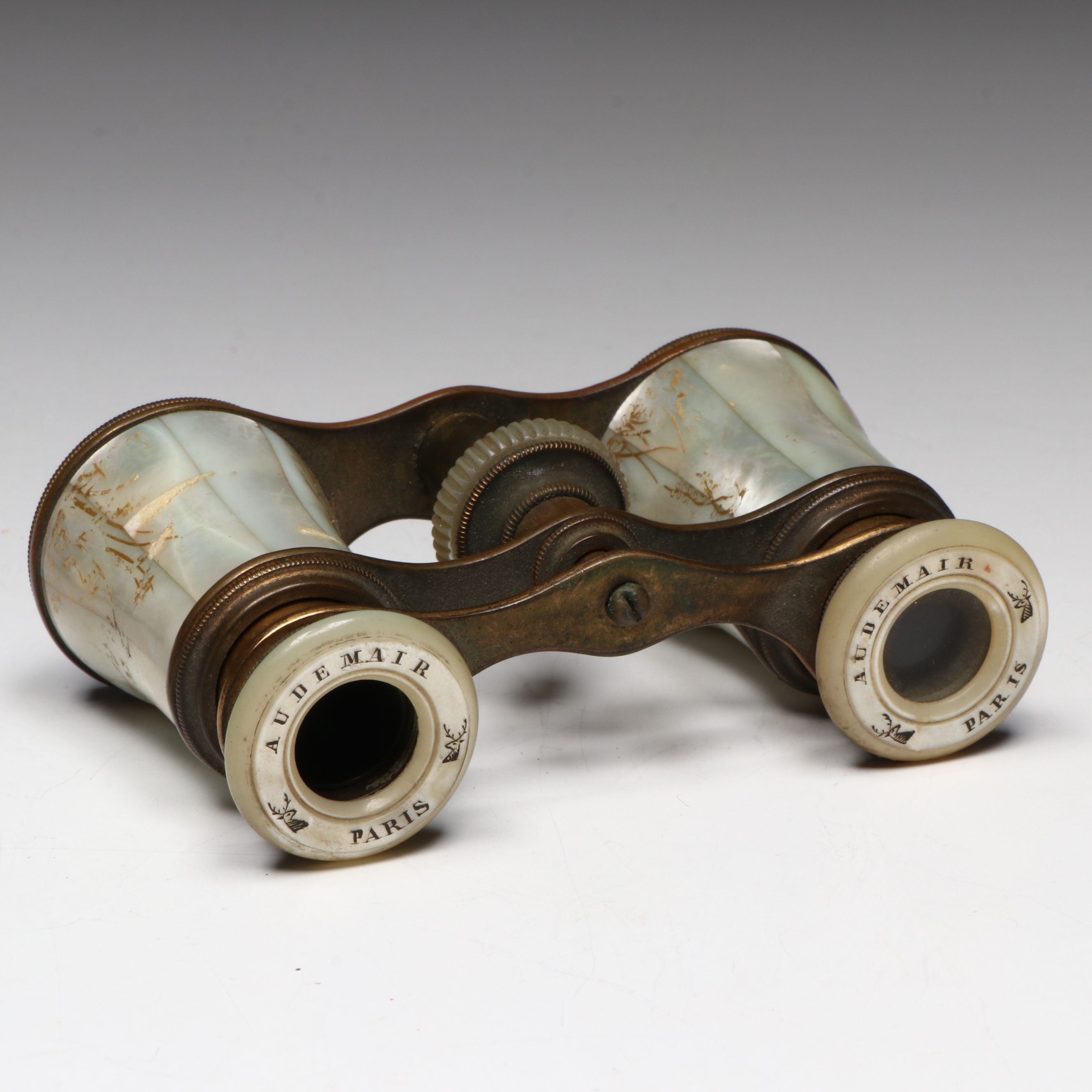 P.W. & L. and Audemair Mother-of-Pearl Opera Glasses, Late 19th/Early 20th C.