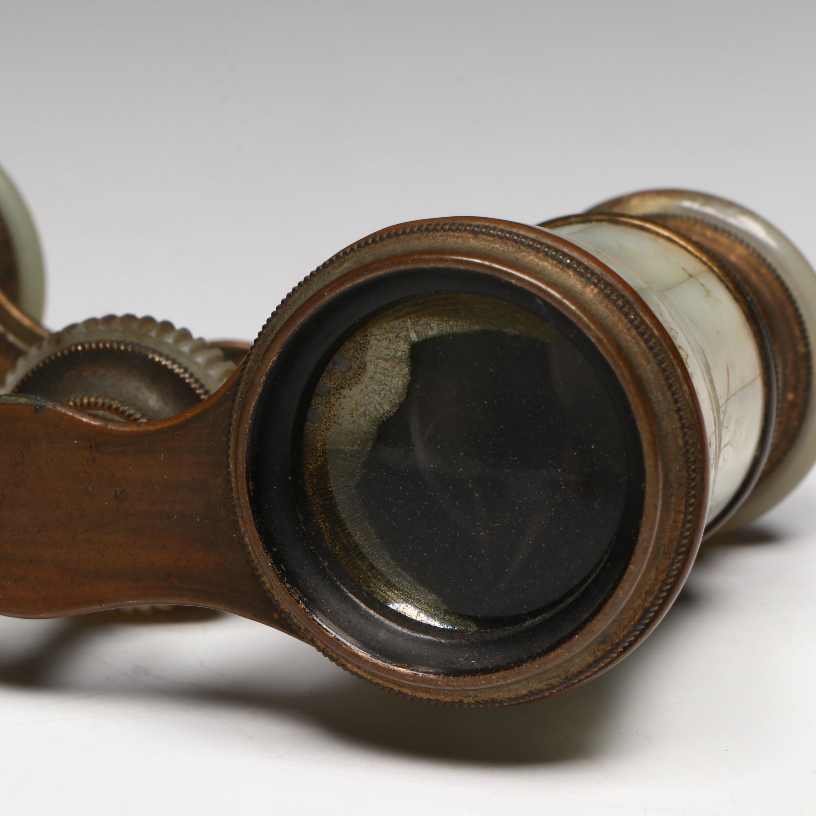 P.W. & L. and Audemair Mother-of-Pearl Opera Glasses, Late 19th/Early 20th C.