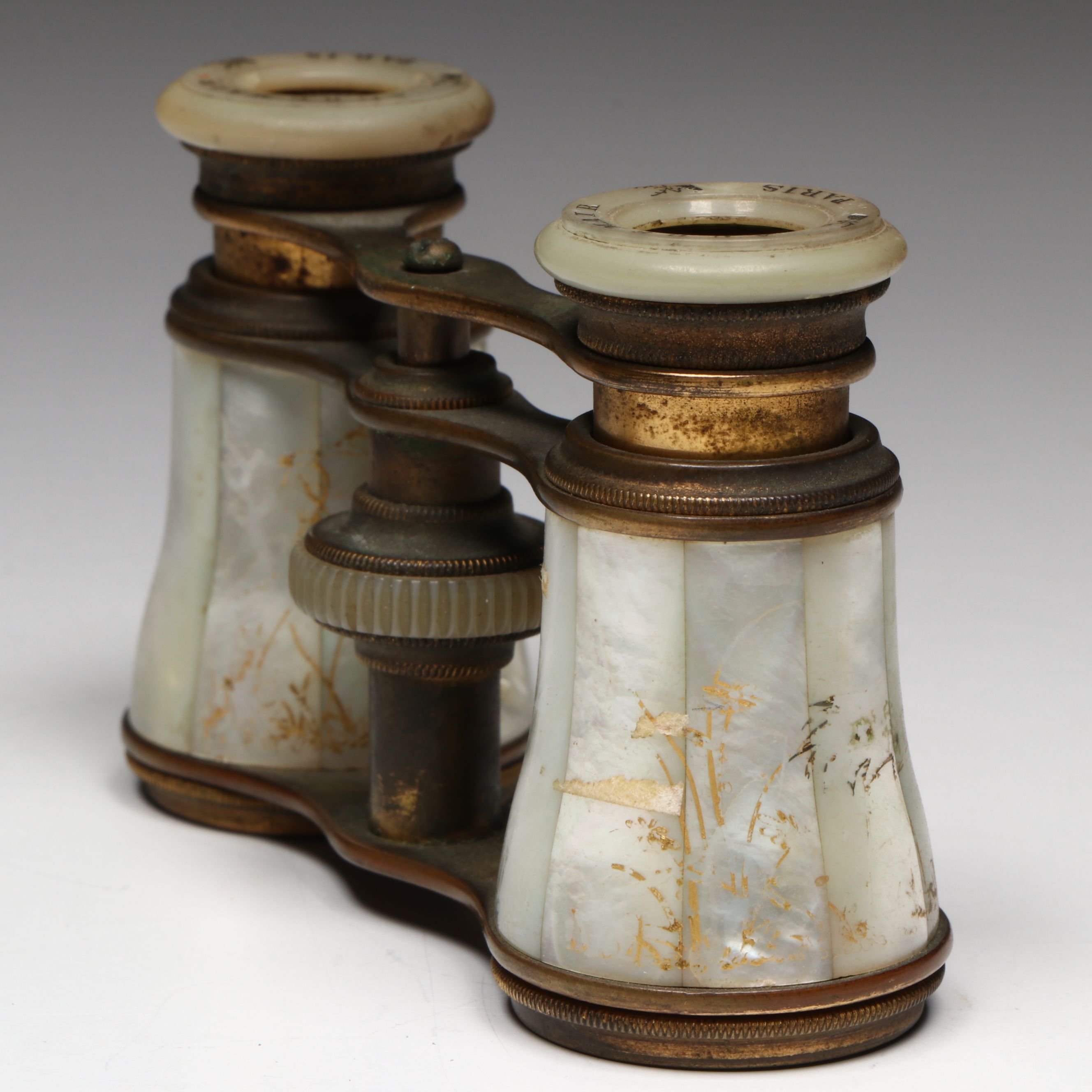 P.W. & L. and Audemair Mother-of-Pearl Opera Glasses, Late 19th/Early 20th C.