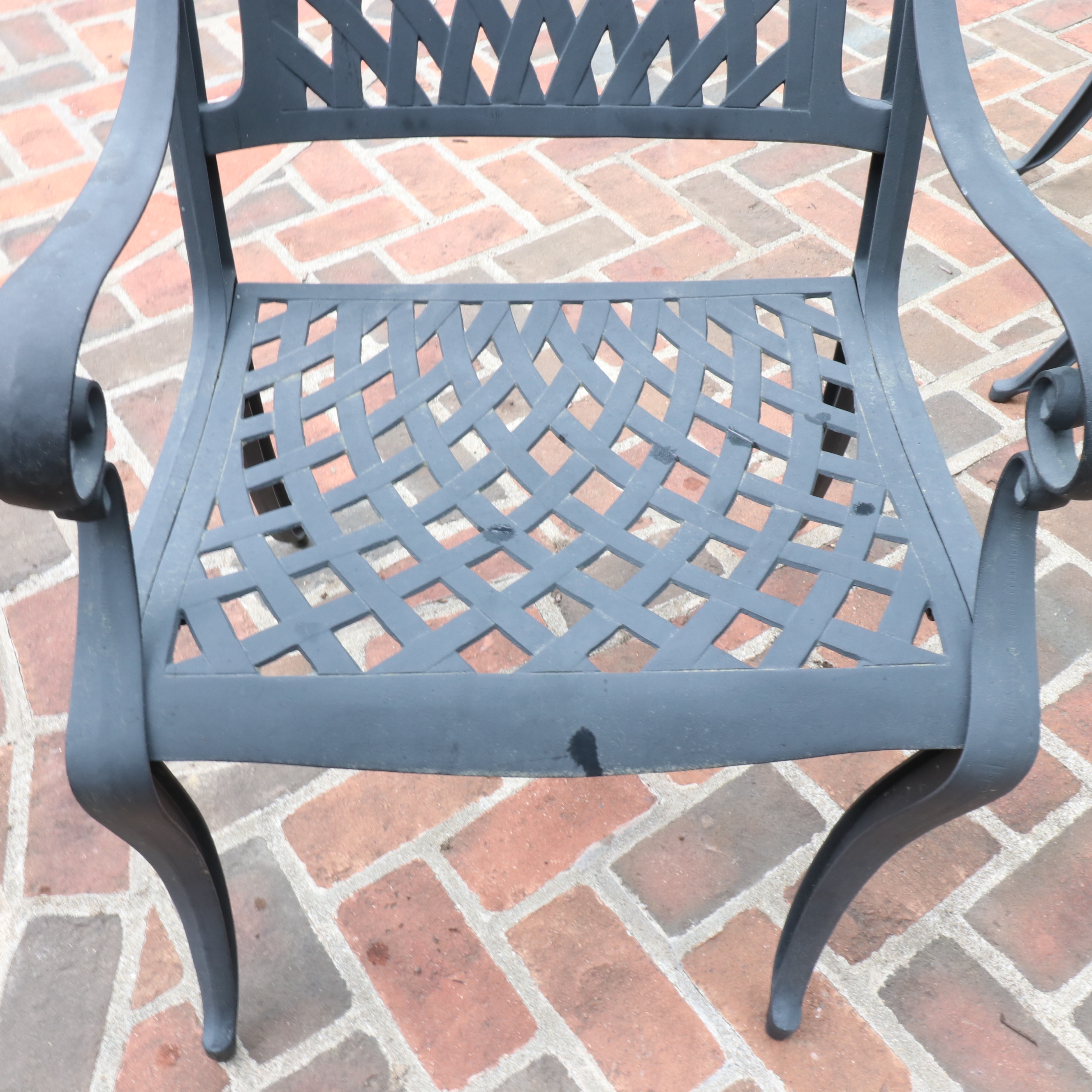 Six-Piece Cast Aluminum Patio Dining Set