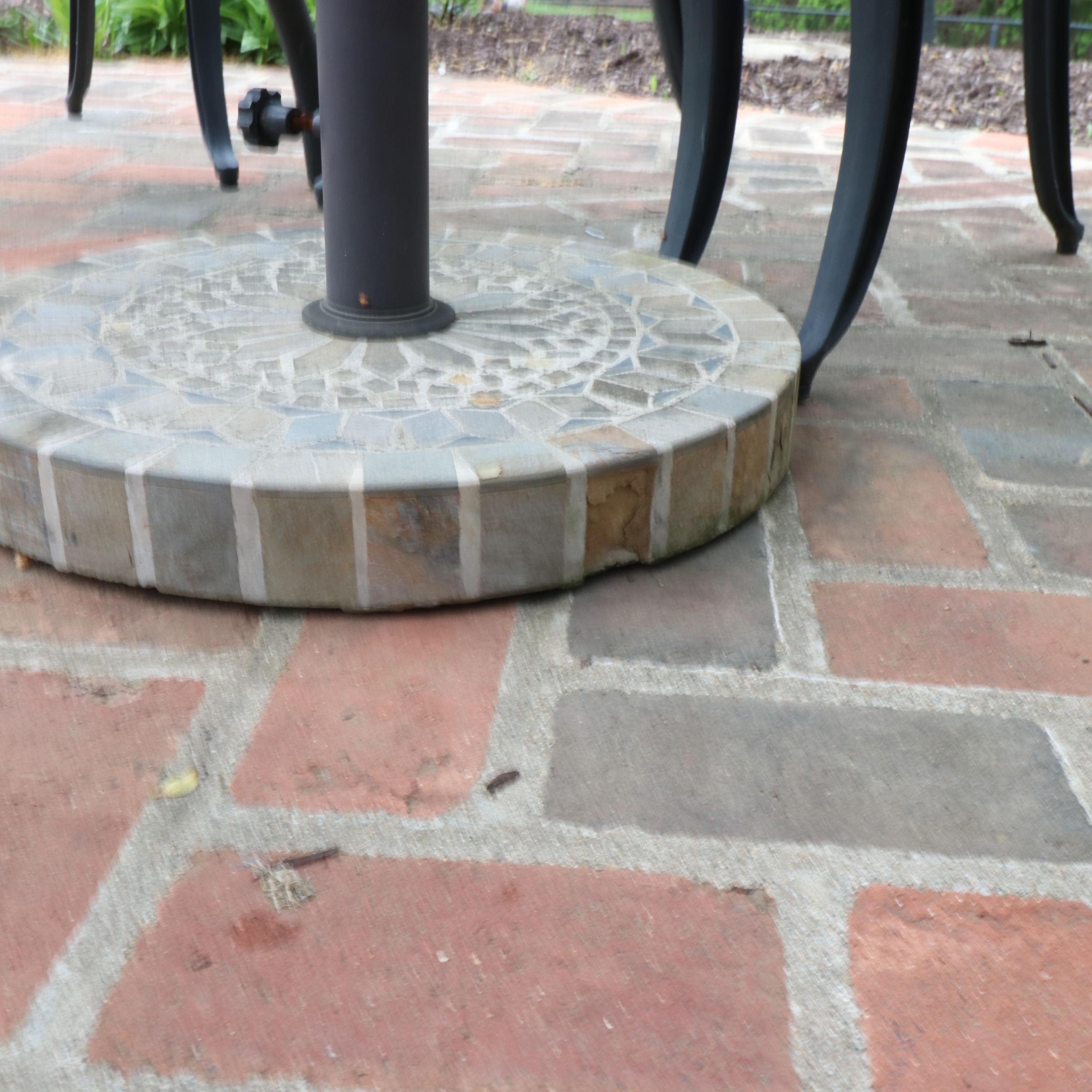 Six-Piece Cast Aluminum Patio Dining Set